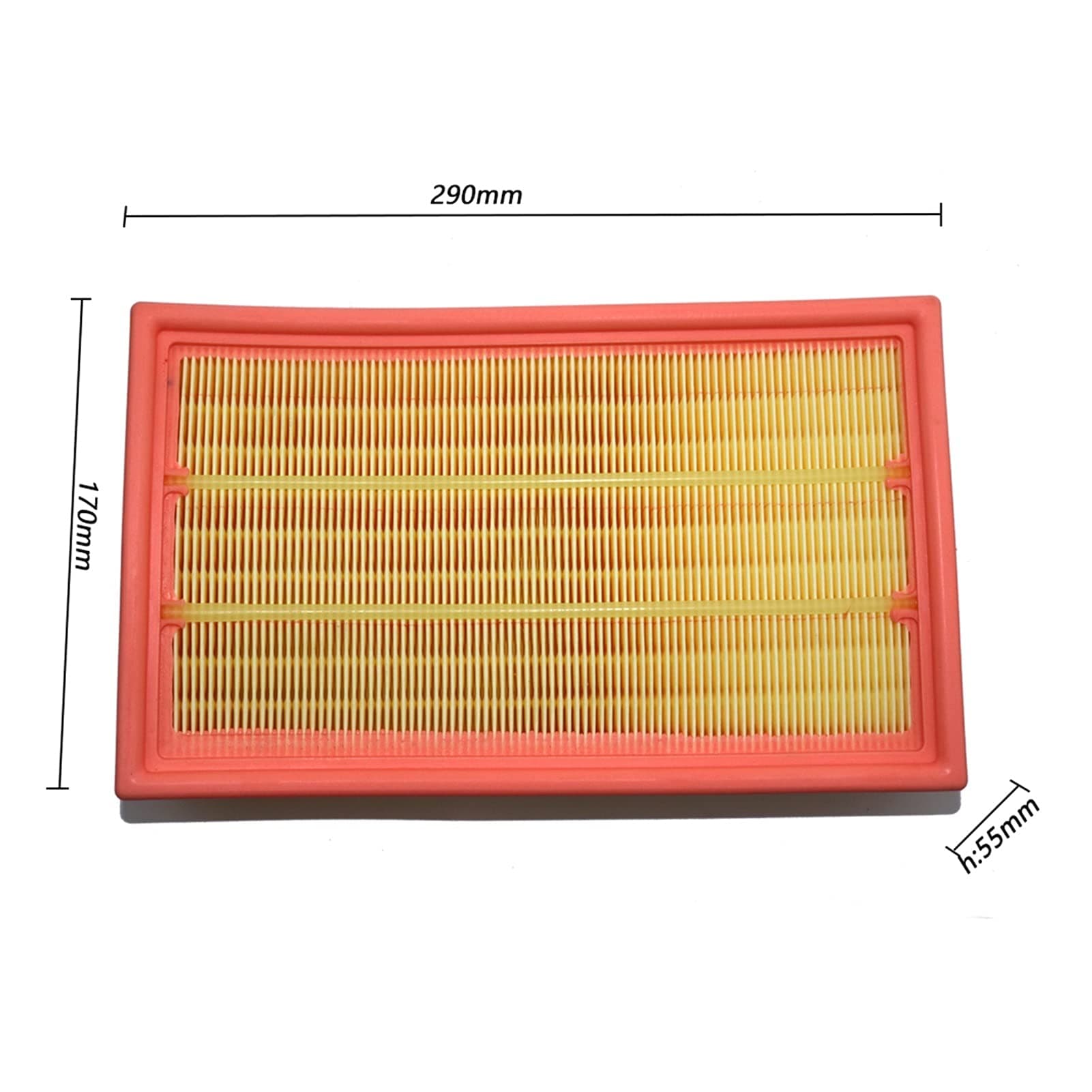 LANZI Auto parts Car Engine Air Filter Fit For JAGUAR S-TYPE XF XJ 2.0L 2.2L 2.5L 2.7L 3.0L 3.5L 4.2L 5.0L (1999-) AJ82766 air filter (Color : HTK-8041)