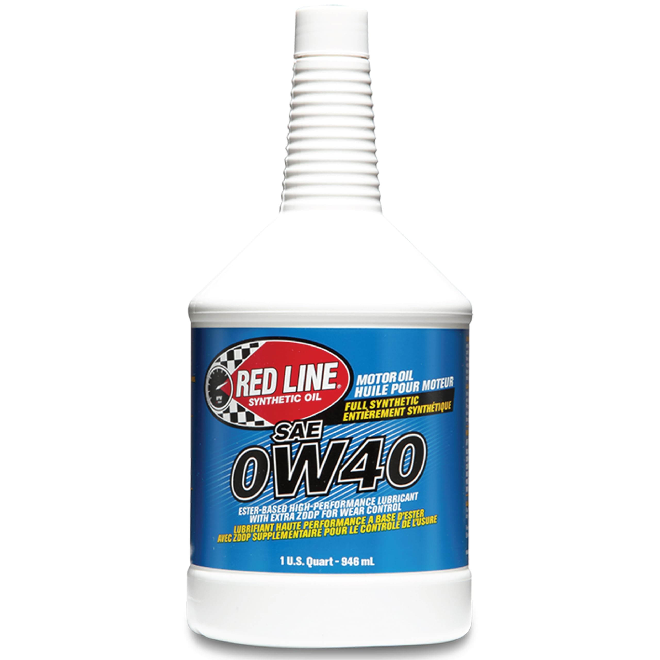 11104 0W40 Motor Oil - 1 Quart Bottle by Red Line Oil