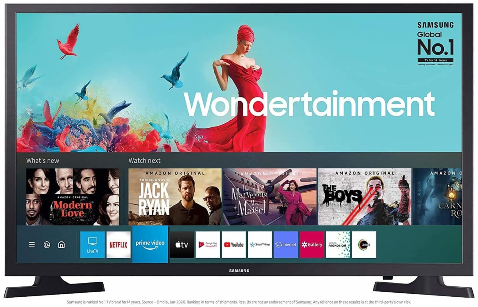 Samsung 80 cm (32 inches) Wondertainment Series HD Ready LED Smart TV UA32TE40AAKXXL (Titan Gray)