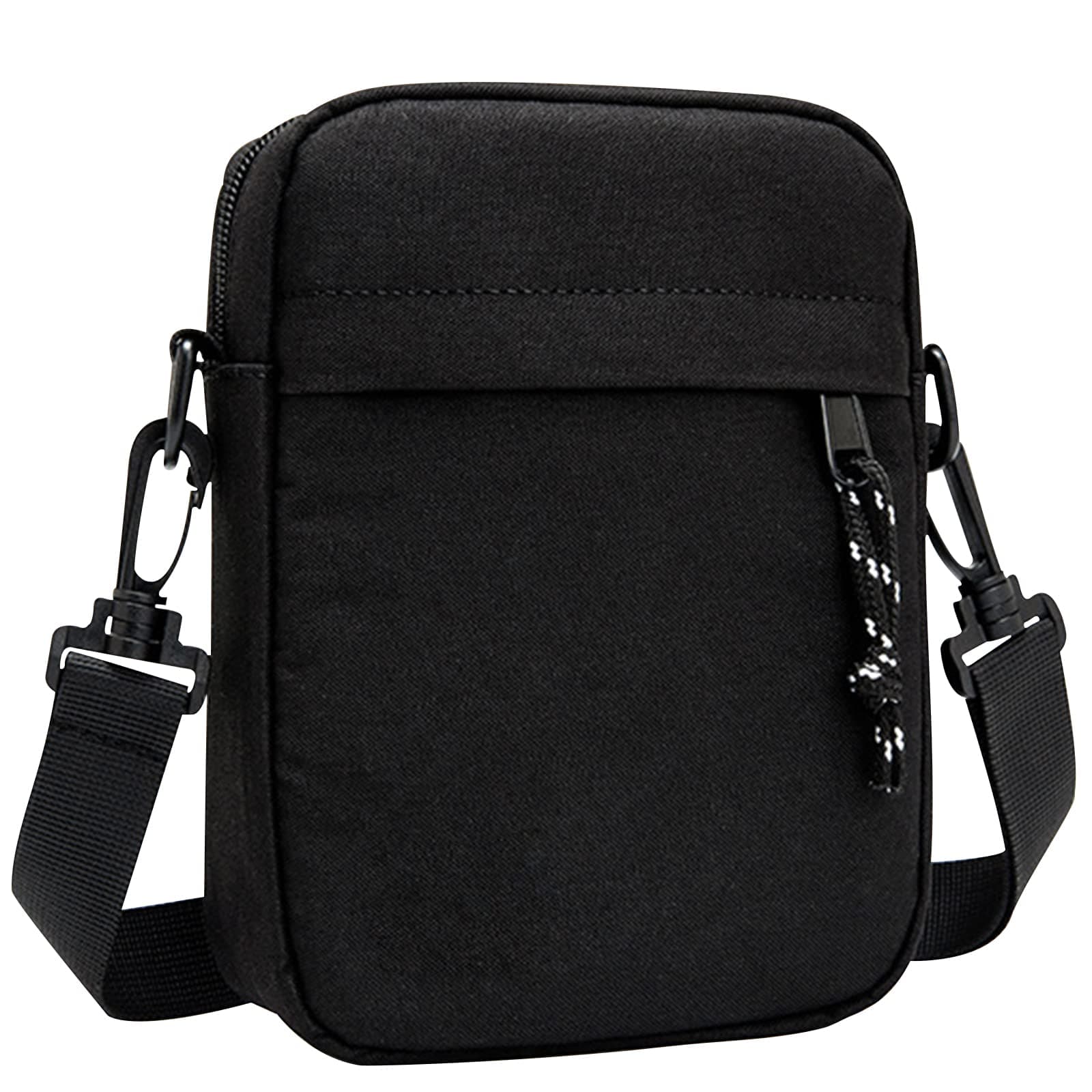 – Small Crossbody Bag for Men, Mini Messenger Bag Side Shoulder Bag for Phone Passport, Casual Satchel Bag Phone Purse, Mini Sling Bag Fanny Pack Water Resistant for Travelling, Hiking (Black)