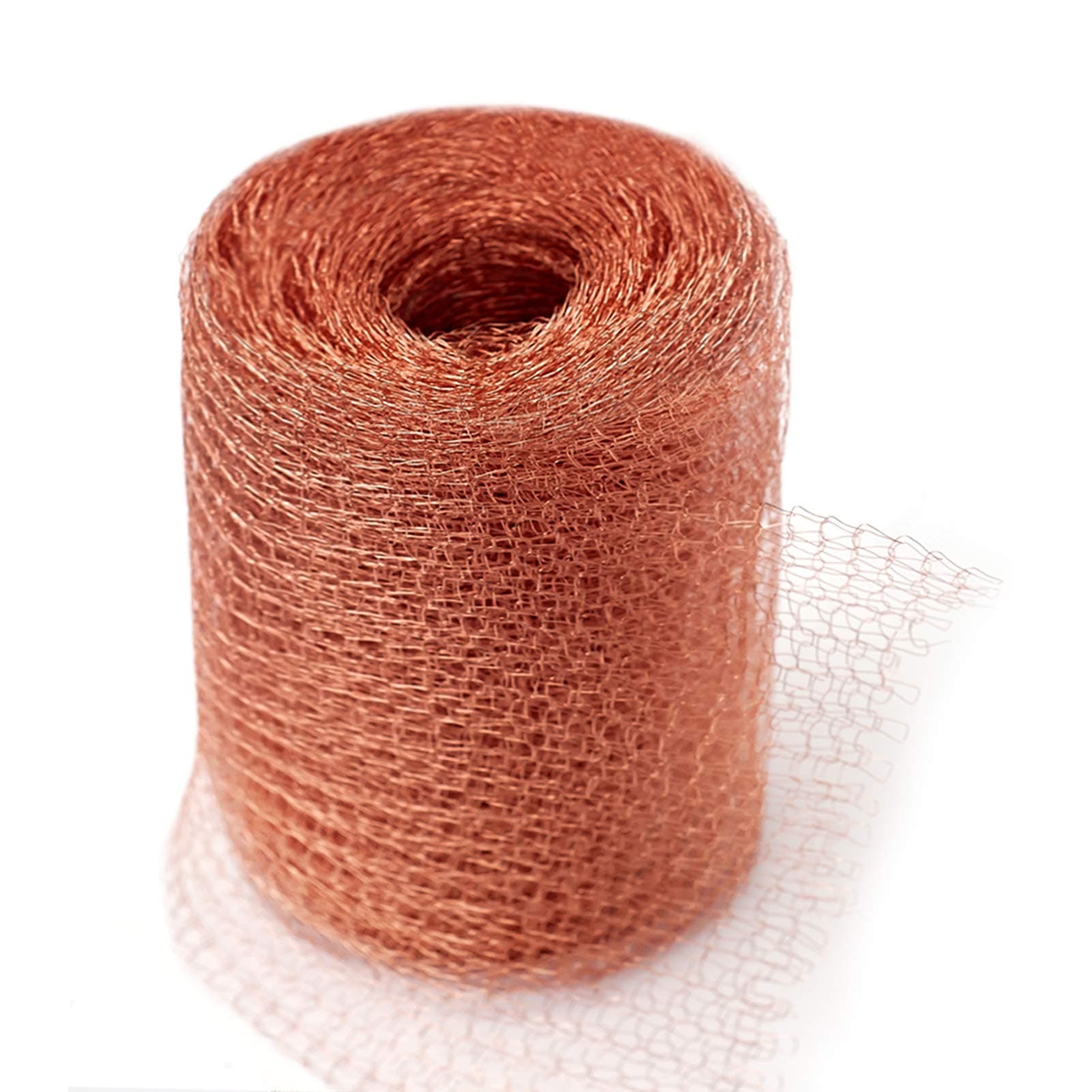 Pure Copper Mesh Rodent Pest Control, 20 Feet Fine Wire Mesh Roll for Mouse Hole Filler, Rat Snail Slug Deterrent & Trap for Indoors, Garden
