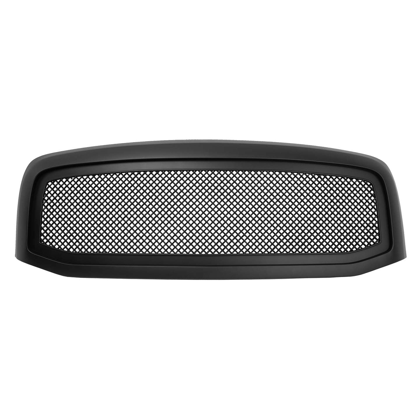 Paragon Front Grille for 2006-08 Dodge Ram 1500/2500/3500 - Matte Black Grill Grilles with Mesh