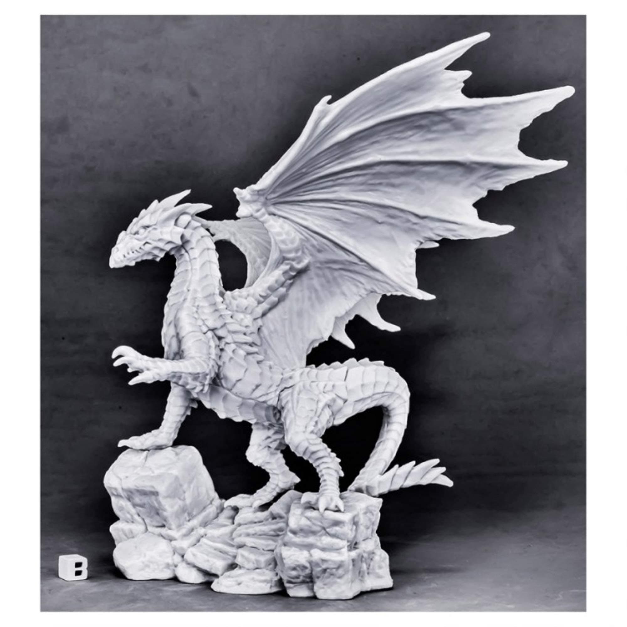 REAPERMiniatures Kyphrixis, The Copper Dragon #77565 Bones Unpainted Plastic