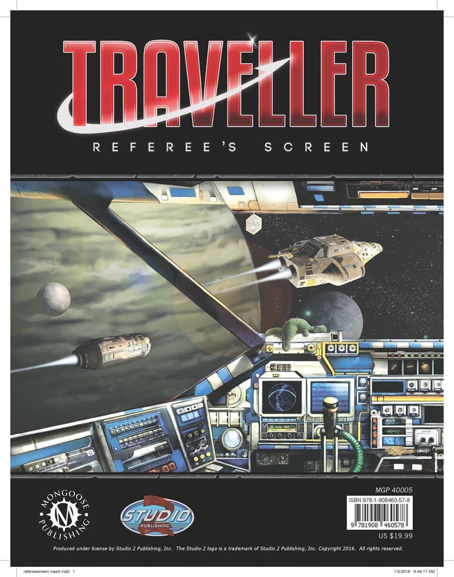Traveller Referee's Screen (Second Edition) Hardcover – 19 May 2016