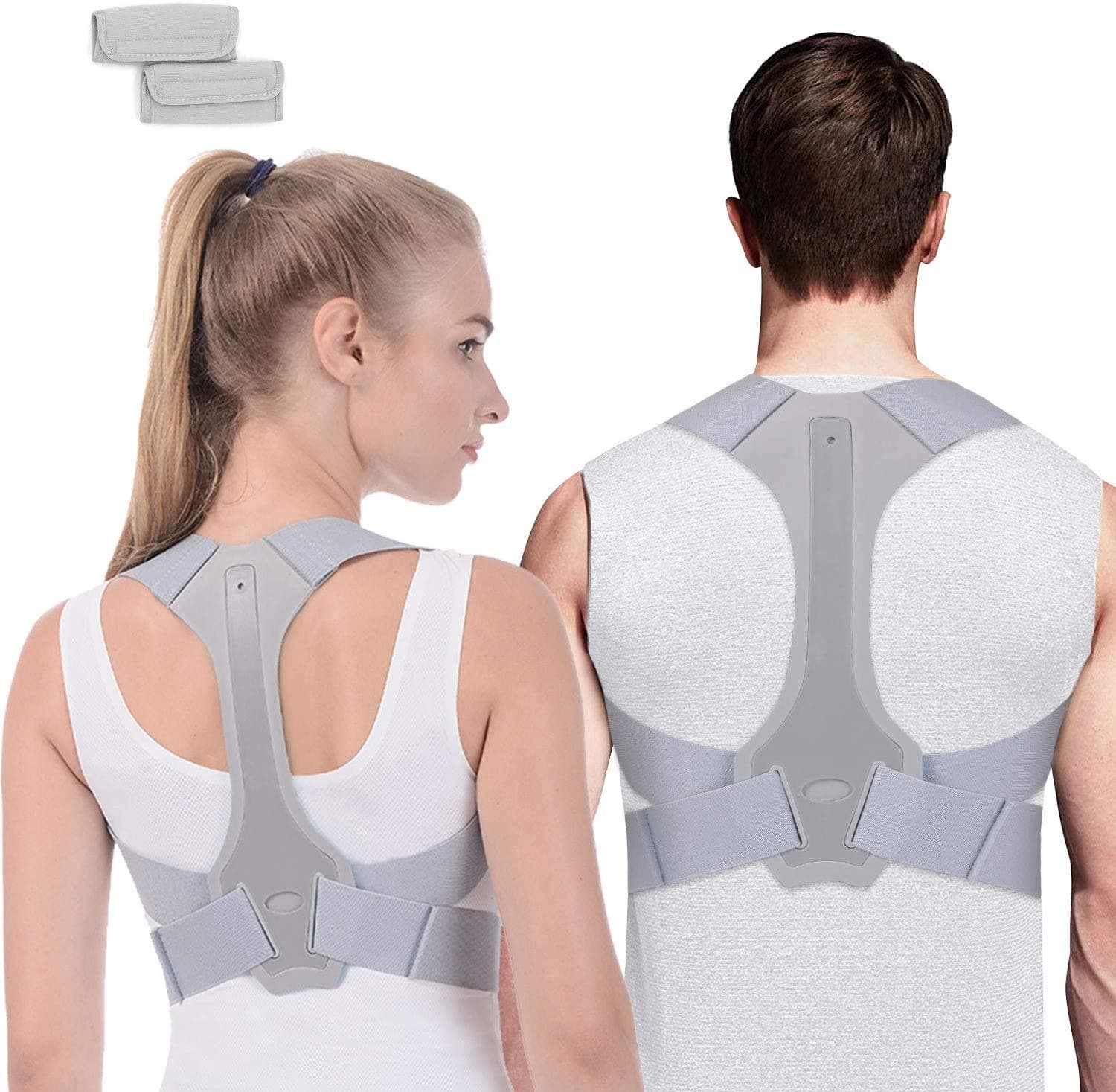 Posture Corrector Anoopsyche Spinal Support - Physical Therapy Posture Brace for Men or Women - Back, Shoulder, and Neck Pain Relief - Spinal Cord Posture Support