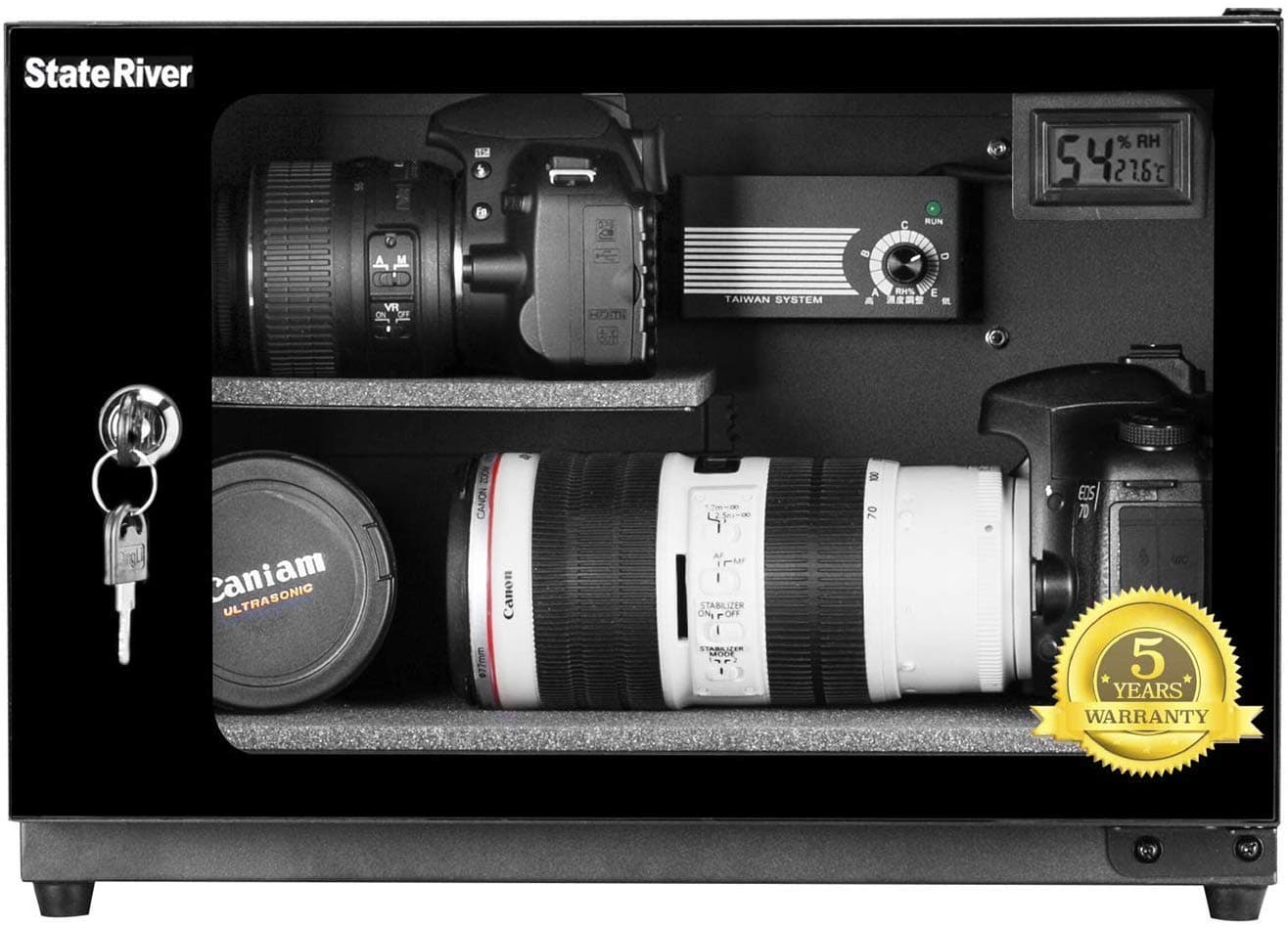 Analog Dry Cabinet Camera Cabinet Moisture Cabinet for Camera Lens and Other Photographic Equipment 18 Litre