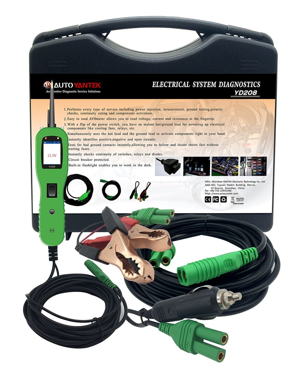 YD208 Car Electrical System Diagnostic Tool Circuit Tester for All Cars