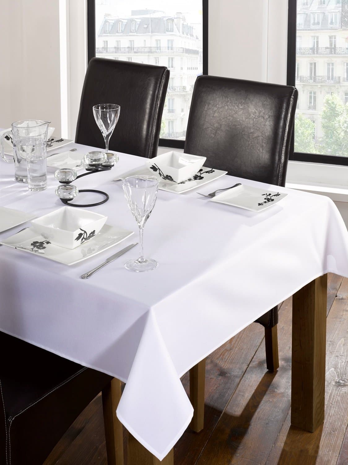 TRATTORIA Luxury Catering BANQUETING White Cloth 50" X 70" Approx Heavy Duty Table Ware Linen, 50x70