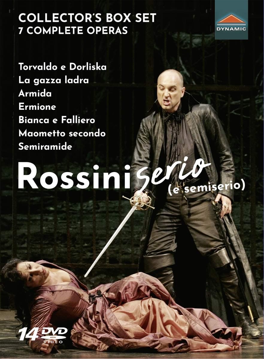 Rossini: Serio E Semiserio [Various; Víctor Pablo Pérez; Lü Jia; Alberto Zedda; Roberto Abbado; Renato Palumbo; Claudio Scimone] [Dynamic: 37888] [DVD] [2021]