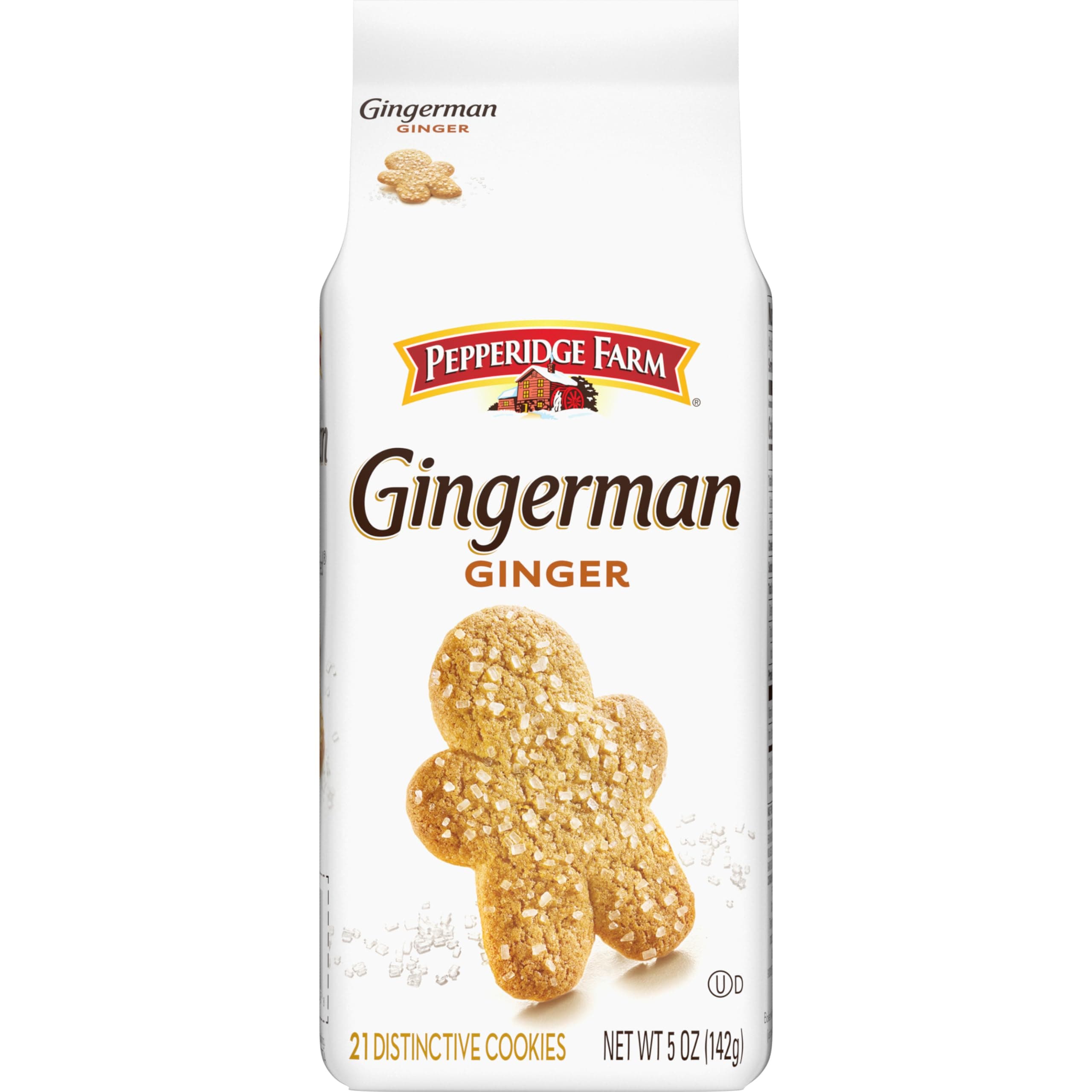 Gingerman Cookies, 21 Ginger Cookies, 5 oz. Bag