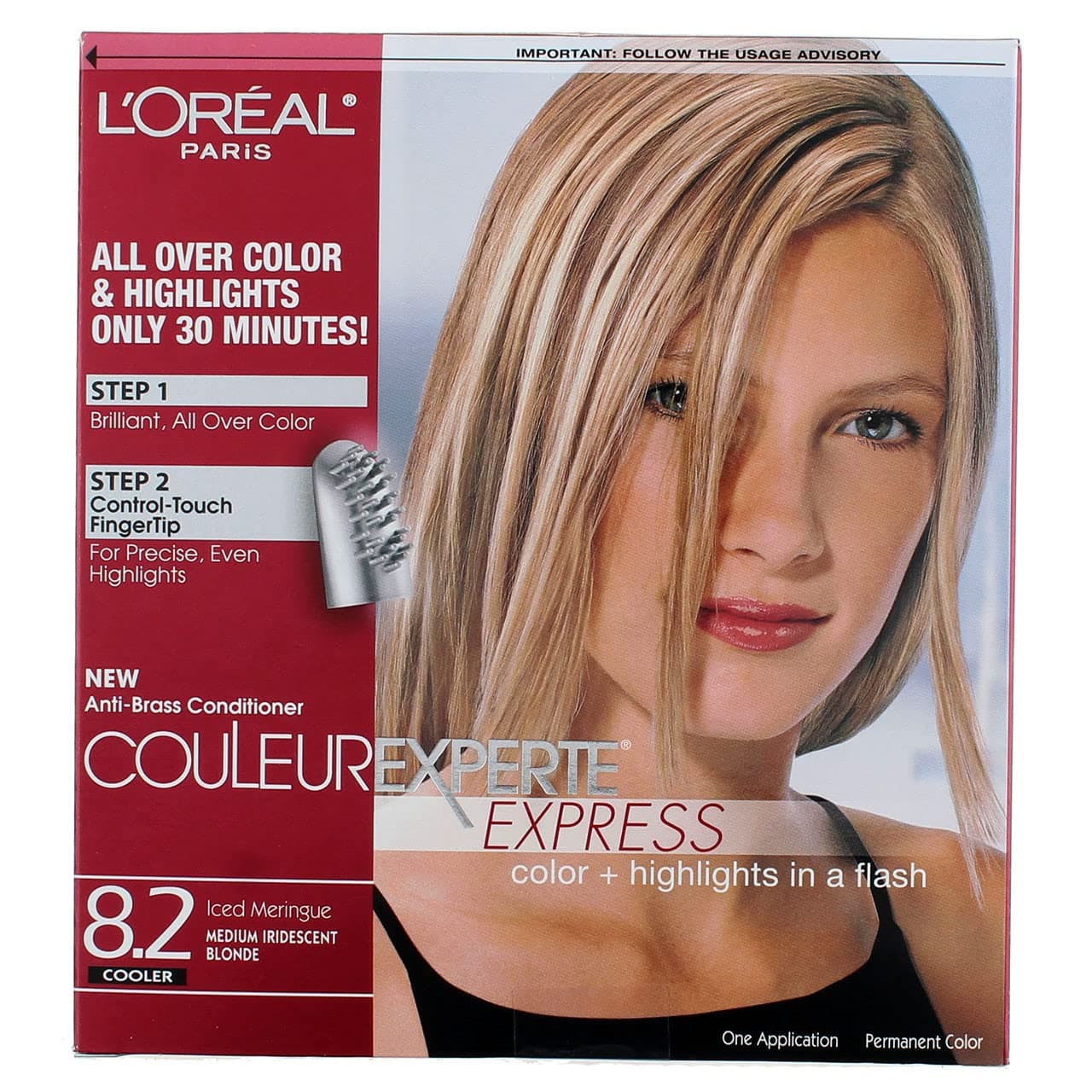 Couleur Experte Color + Highlights in a Flash, Medium Iridescent Blonde - Ice