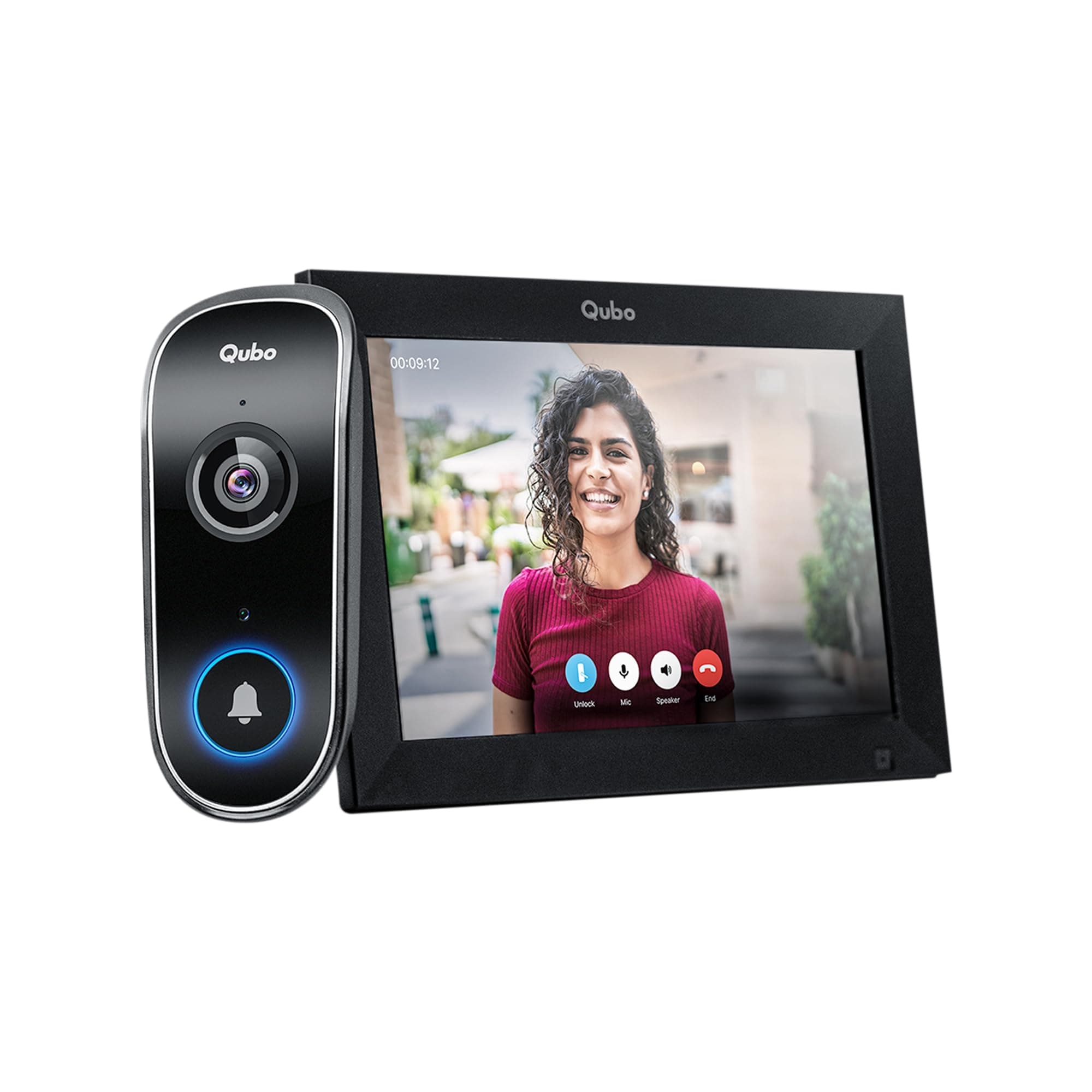 Instaview New Age Video Doorphone from Hero Group | 3MP Video Doorbell Pro 2K + Wireless Home Tab 1296p Resolution | Instant Phone & Tab Visitor Video Call | 2-Way Talk | Chime