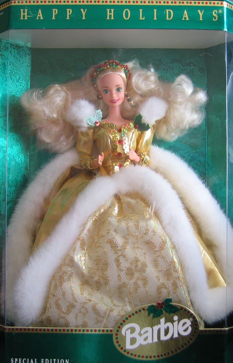 Happy Holidays Barbie 1994 by Mattel