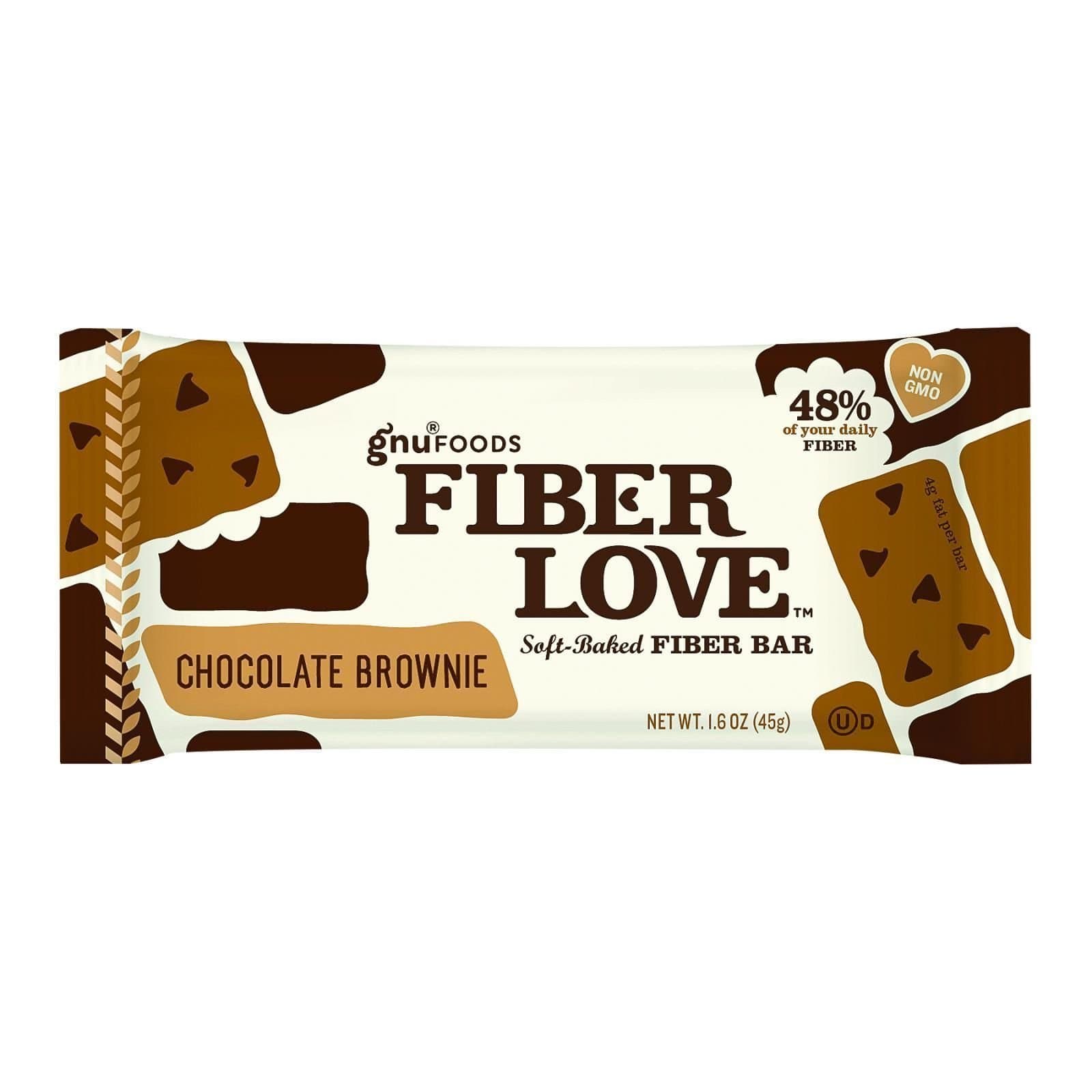 Gnu Foods - Flavor & Fiber Bars Chocolate Brownie - 1.6 oz.16