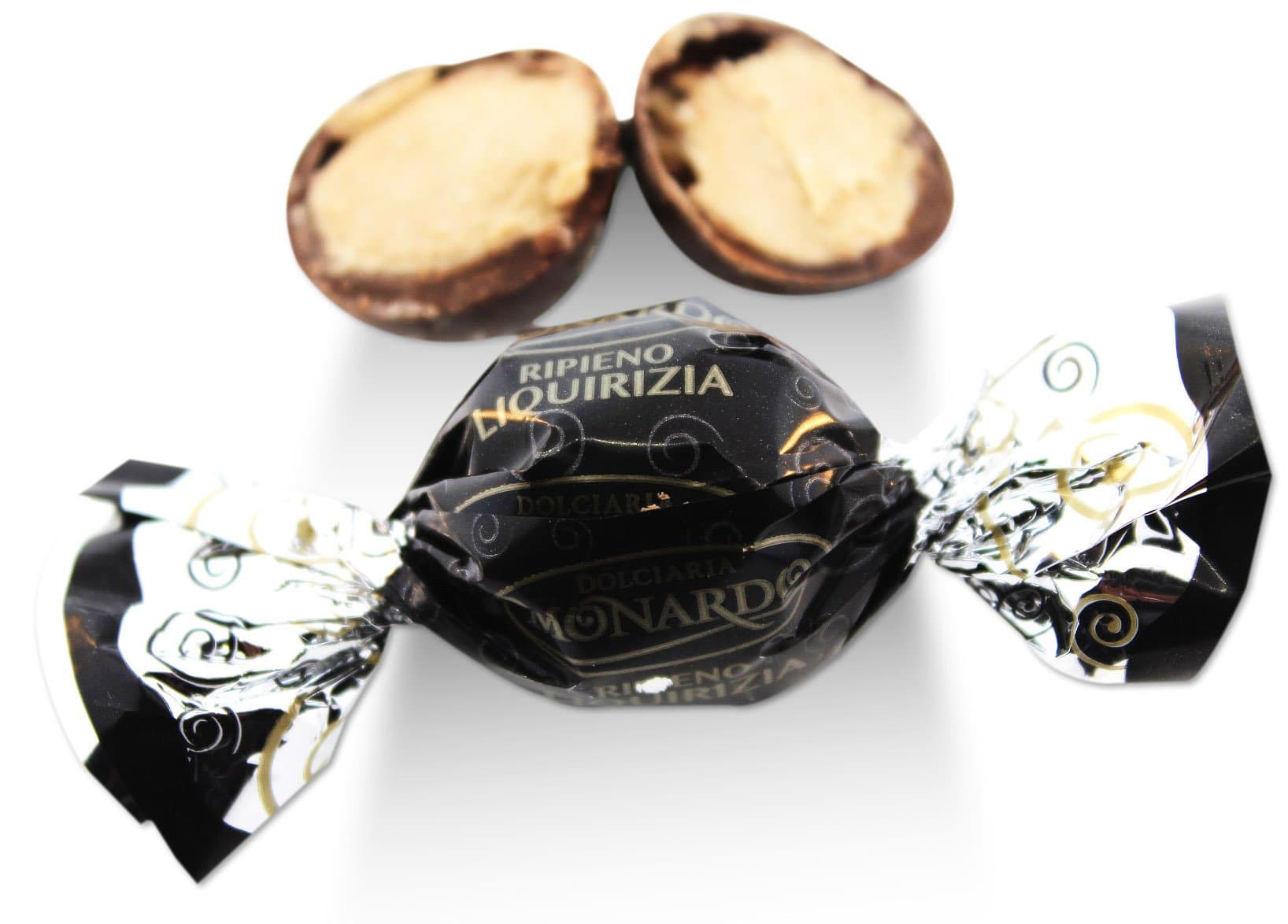 Monardo, Italian Chocolate Truffles Licorice Filling (55 pcs)
