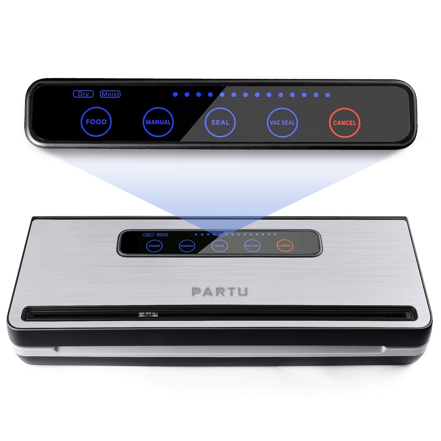 PARTU Vacuum Sealer Machine for Keeping Fresh on Summer Dry/Moist Mode || Include Vacuum Sealer Bag