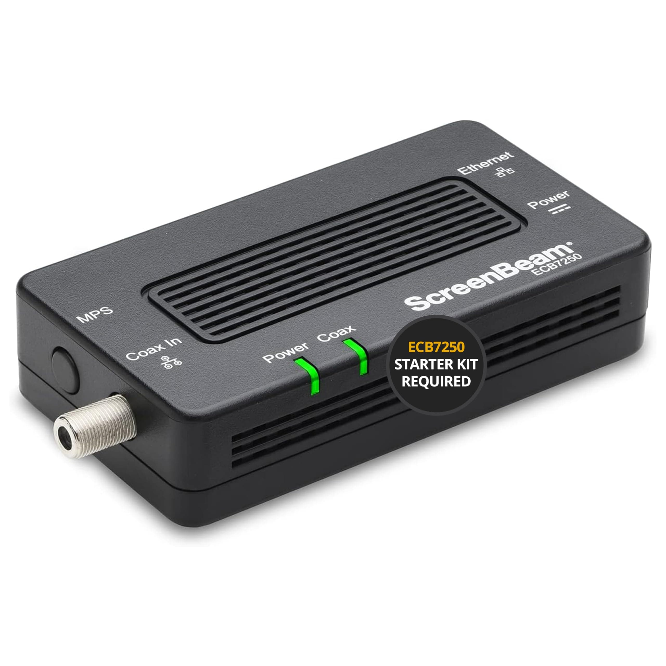 Bonded MoCA 2.5 Network Adapter for Highest Speed Internet, Ethernet Over Coax - Single Add-On Adapter for Existing MoCA Network (Model: ECB7250S02)