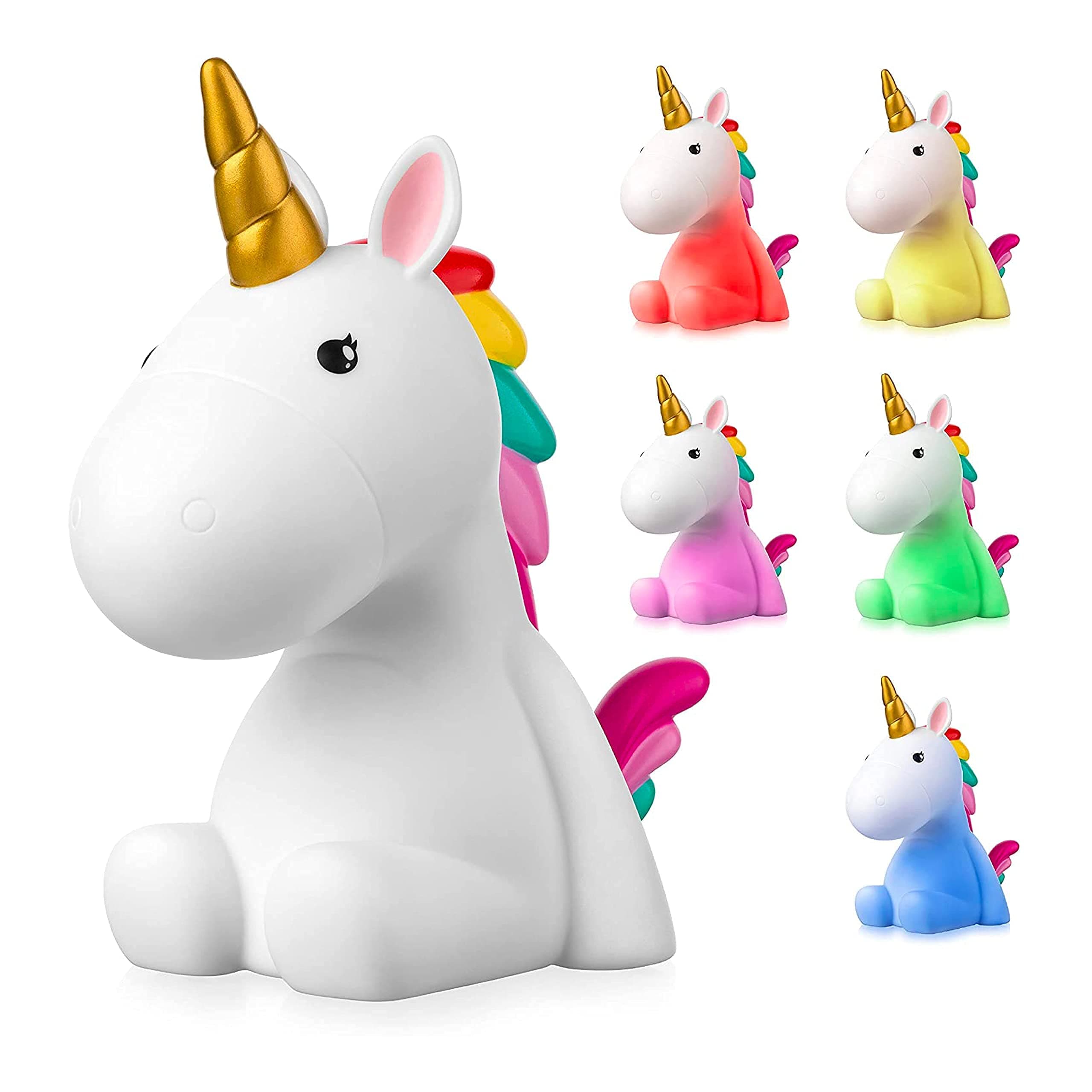 Sweet Ponies (13.72 x 9.4 x 17.02 cm; 260 g LED Unicorn Light Gift for Girls & Boys - Battery Operated (1.6 W) Table Lamp Both Color Changing & Wrapped in Gift Package