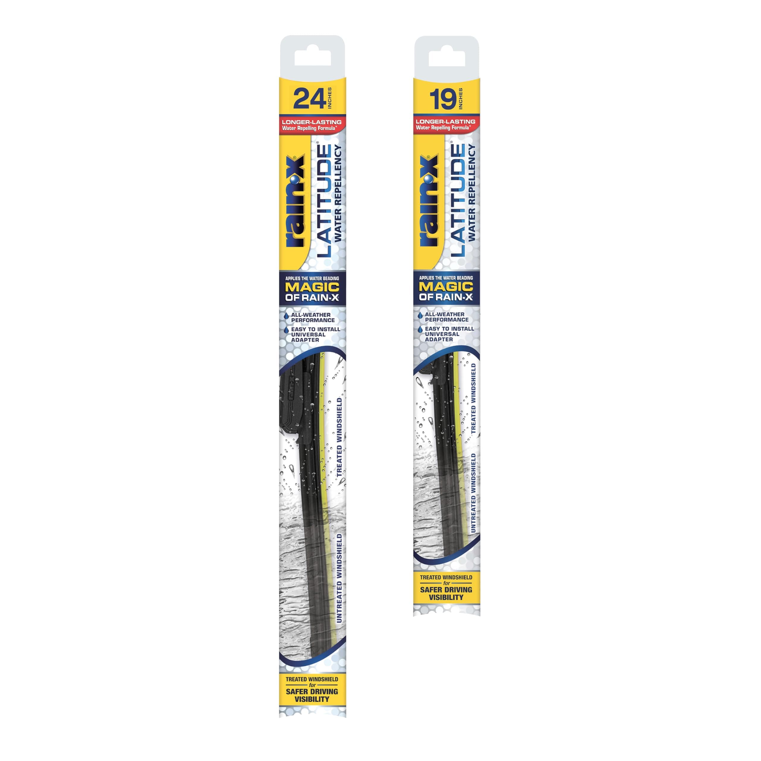 810160 Repellency Water Repellent Wiper Blades, 24" & 19" Windshield Wipers, All Weather Streak-Free for Enhanced Visibility w/Water Repellency Formula