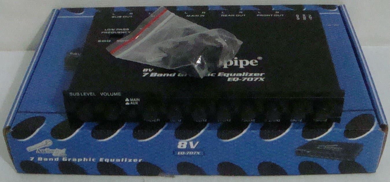 nippon Audiopipe Eq707x 7 Band Parametric Equalizer With Subwoofer Sub Output