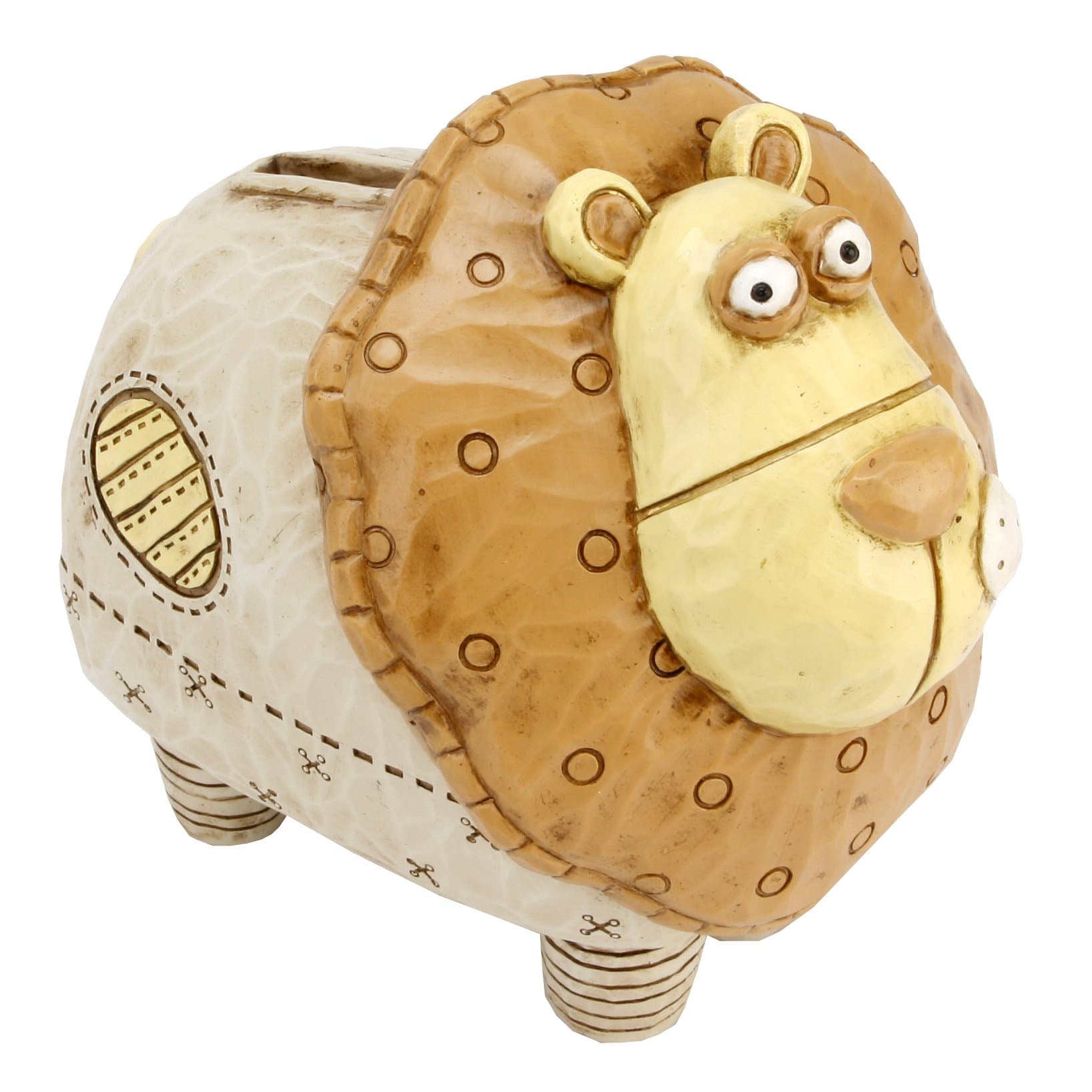 Baby Noah's Ark Resin Lion Money Box