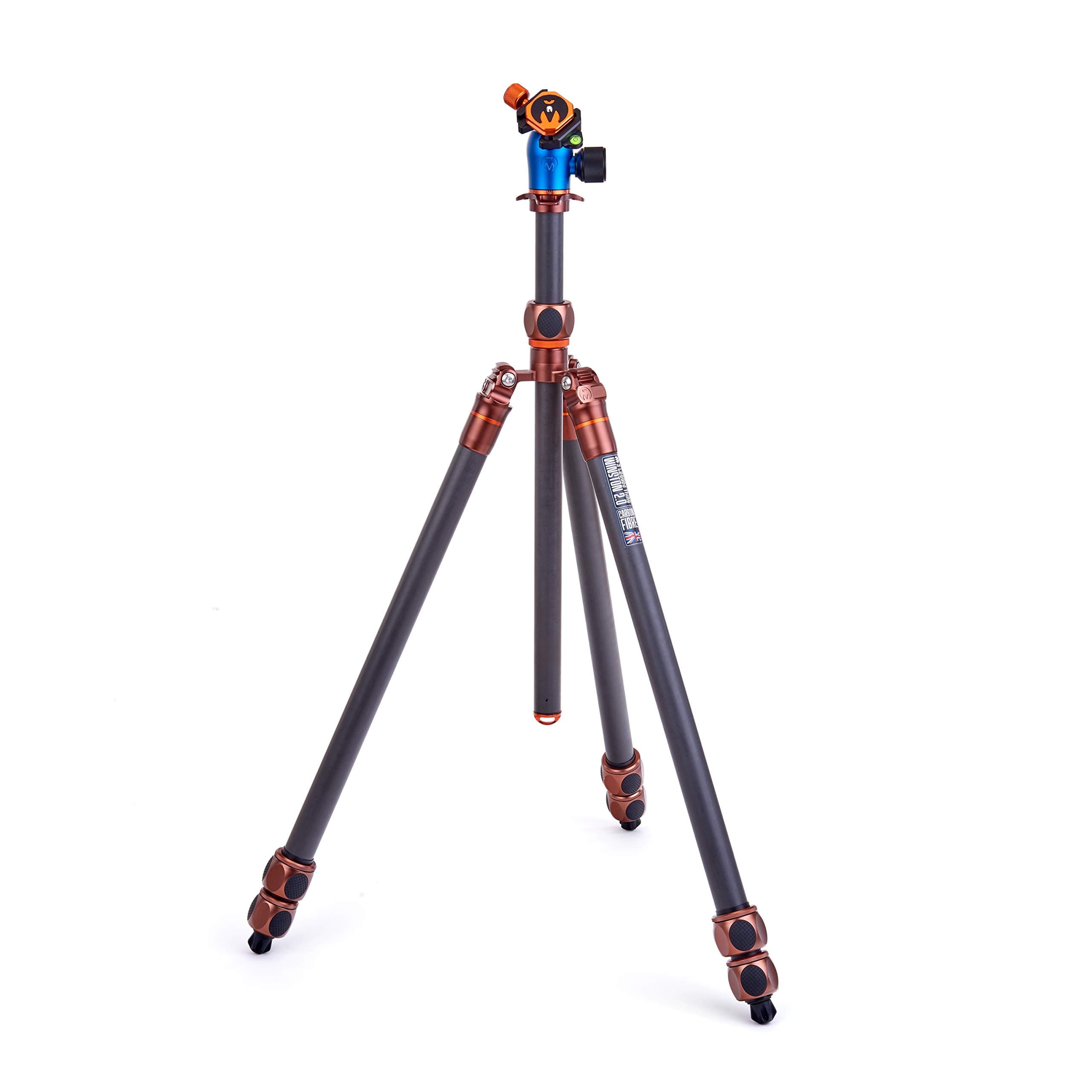 3 Legged ThingPro Range 2.0 Winston 2.0 Kit Carbon Fibre Tripod System - Adjustable Camera Tripod with 3 Counterfold Detachable Legs for Monopod Conversion (WINSTONKIT2)