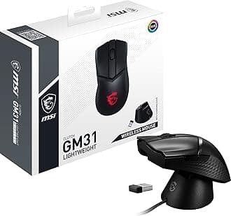 MSI Gaming Mouse Clutch GM31 Lightweight Wireless Black 2.4GHz