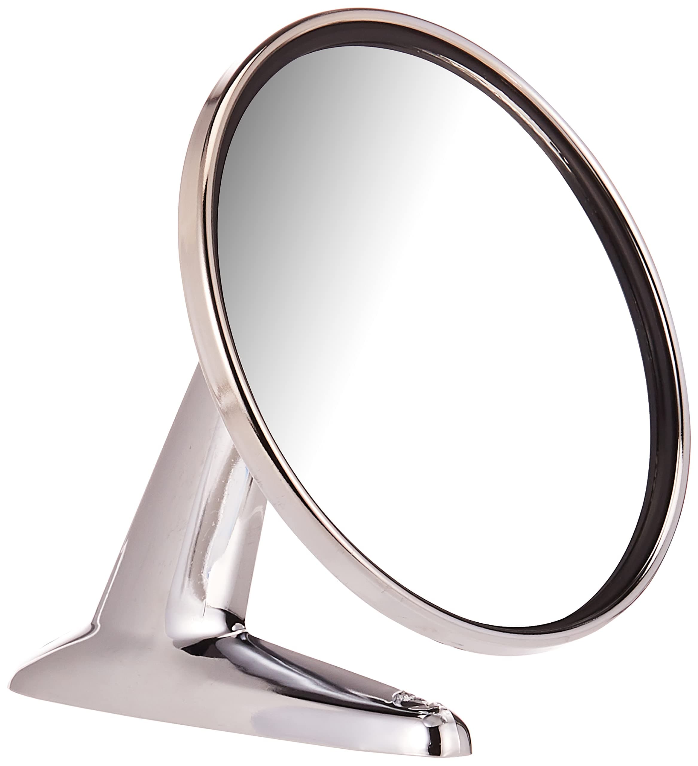 CIPA 17000 Universal Round Chrome Car Side Mirror Bright, 4.25 - inch