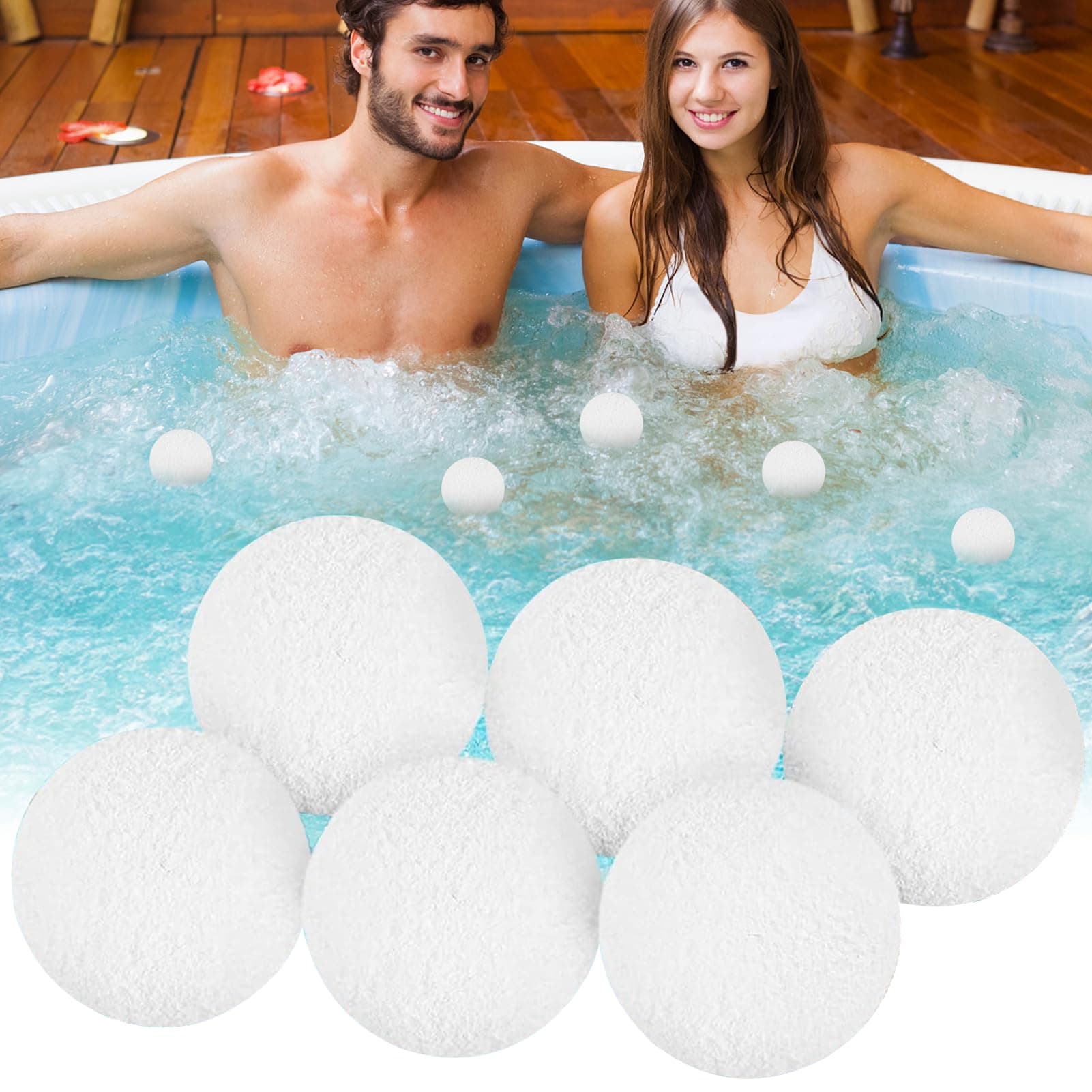 PAMASE Pool Filter Balls and Sponge Balls