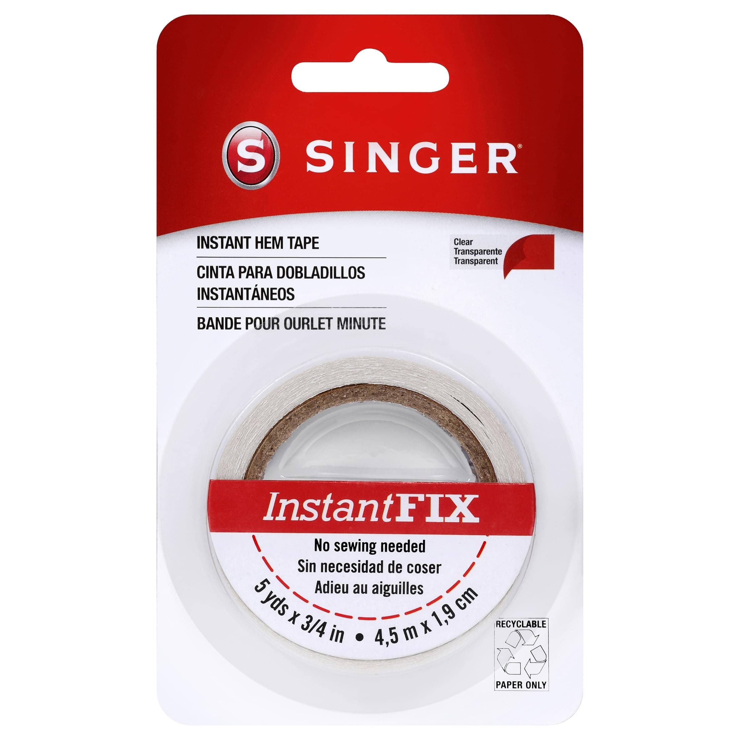Instant Hem Tape, 3/4-Inch by 15-Foot