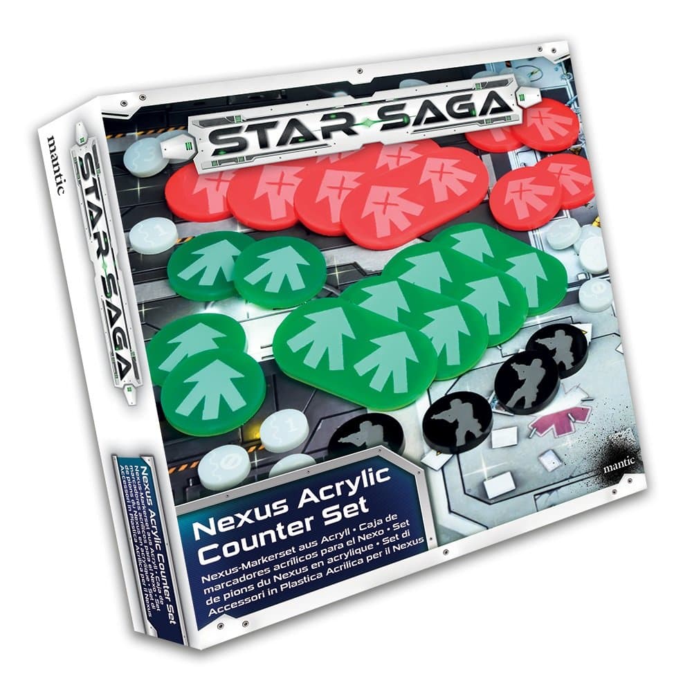 Mantic Games Star Saga Nexus Acrylic Counter Set