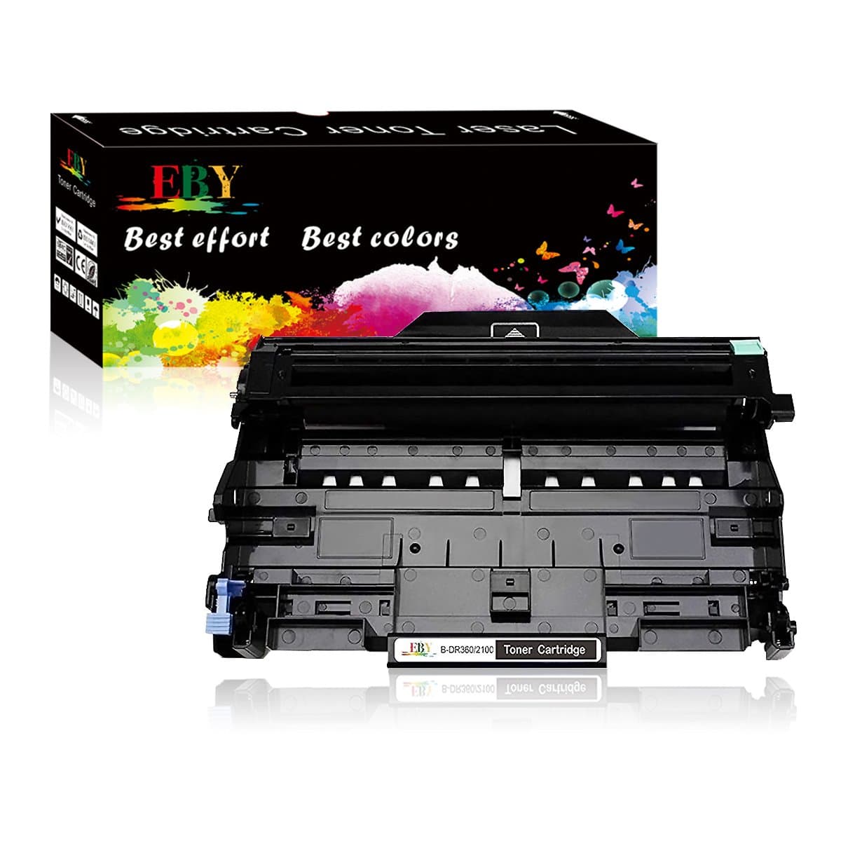 EBY Compatible Drum Replacement for Brother DR360 Drum Unit DCP-7030 DCP-7040 HL-2140 2150N HL-2170W MFC-7340 MFC-7840W 7440N MFC-7345N Printer (Black, 1-Pack)