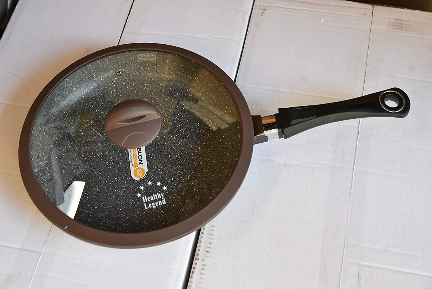 New Generation Healthy Legend 12" Non-stick German Weilburger Ceramic Coating Fry Pan - Eco Friendly, Non-toxic