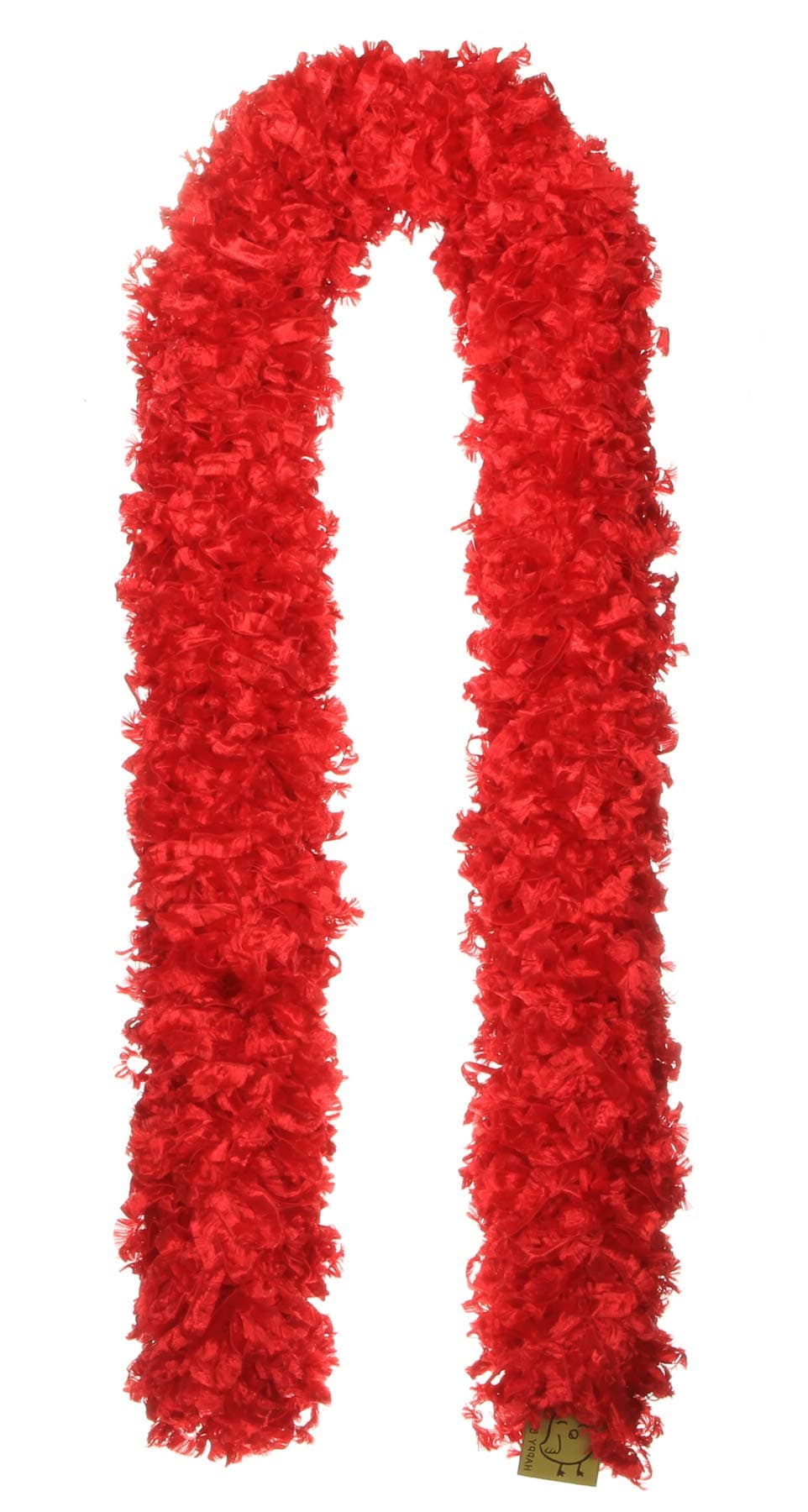 Happy BoaFEATHERLESS Original Faux Feather Boa (Made of Yarn), U.S. Patent # D814,740. Cut to Length. Made in America
