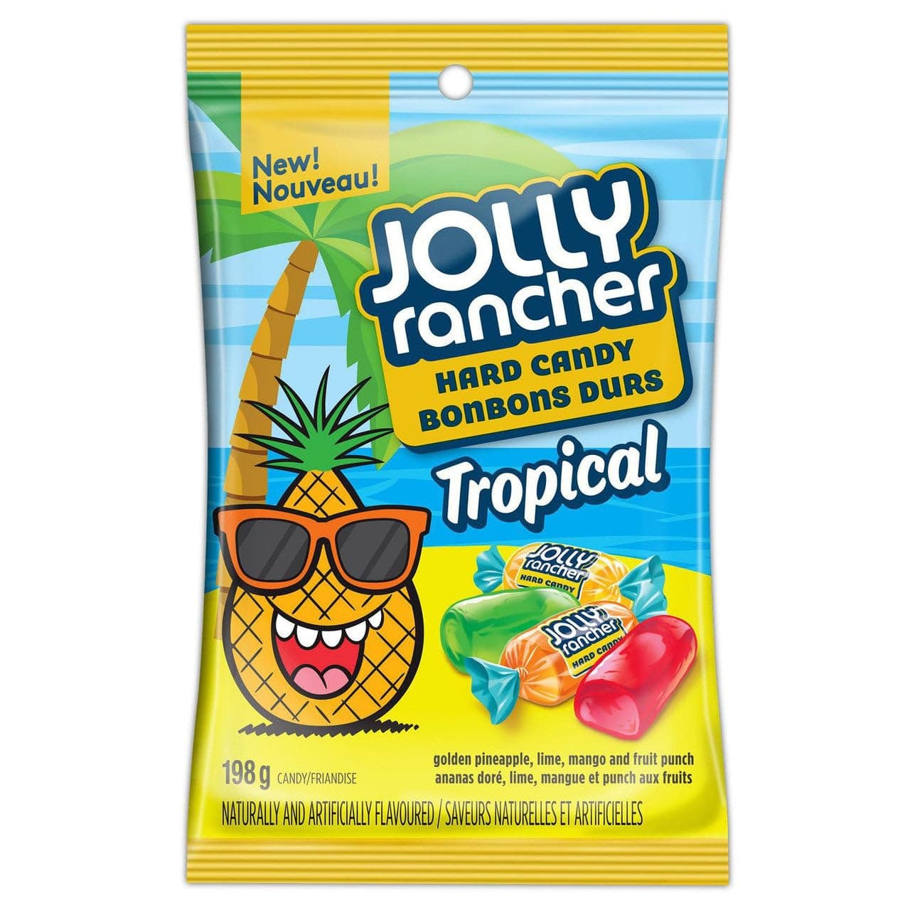 JOLLY RANCHER Tropical Hard Candy, 6.9 oz (198 g) / 7 oz, Imported from Canada)