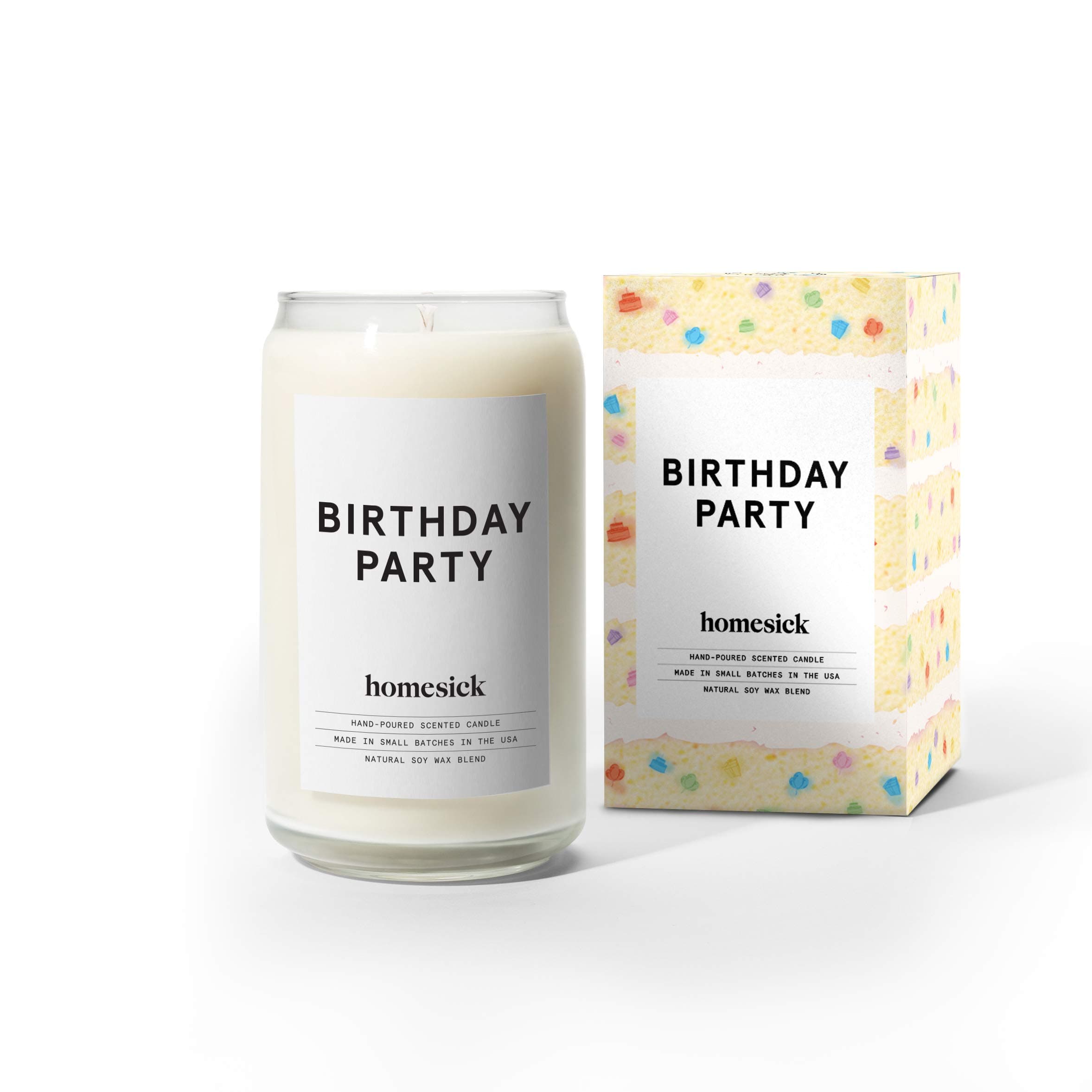 Homesick Scented Candle, Birthday Party