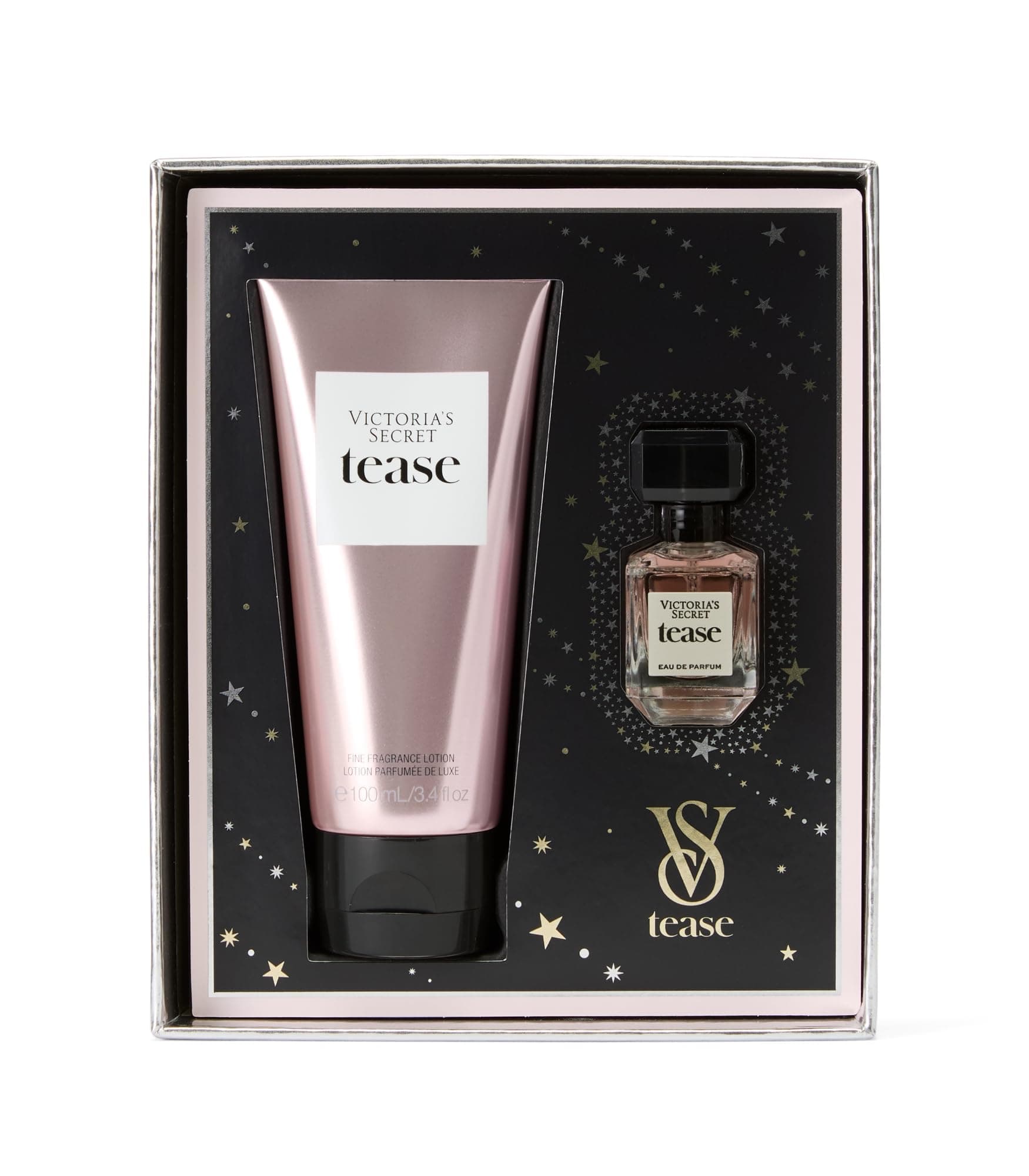 Tease Mini Fragrance Duo Gift Set, Mini Eau de Parfum & Travel Lotion, Gift Set for Women