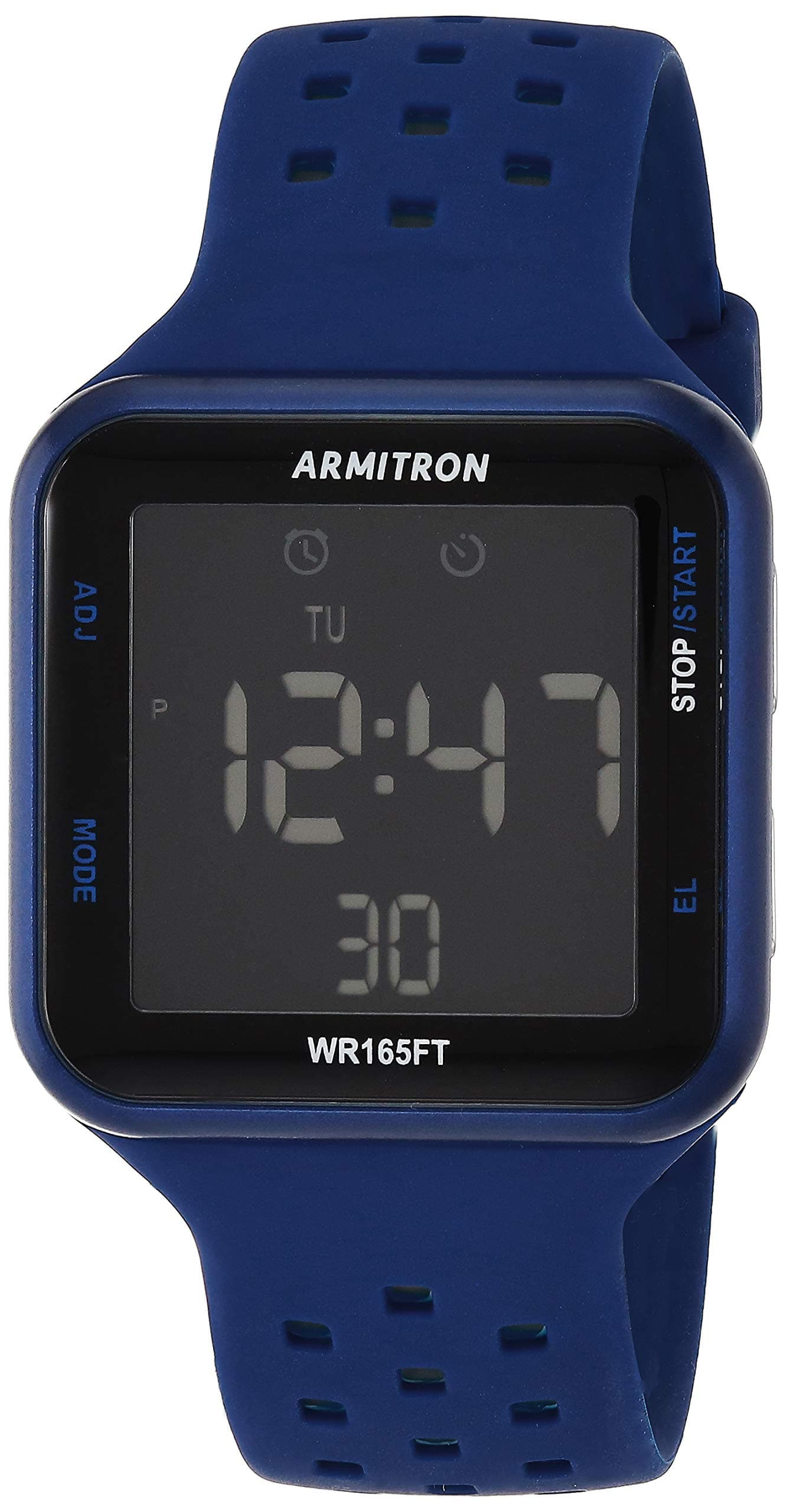 Armitron Sport Unisex Digital Chronograph Silicone Strap Watch, 40/8417