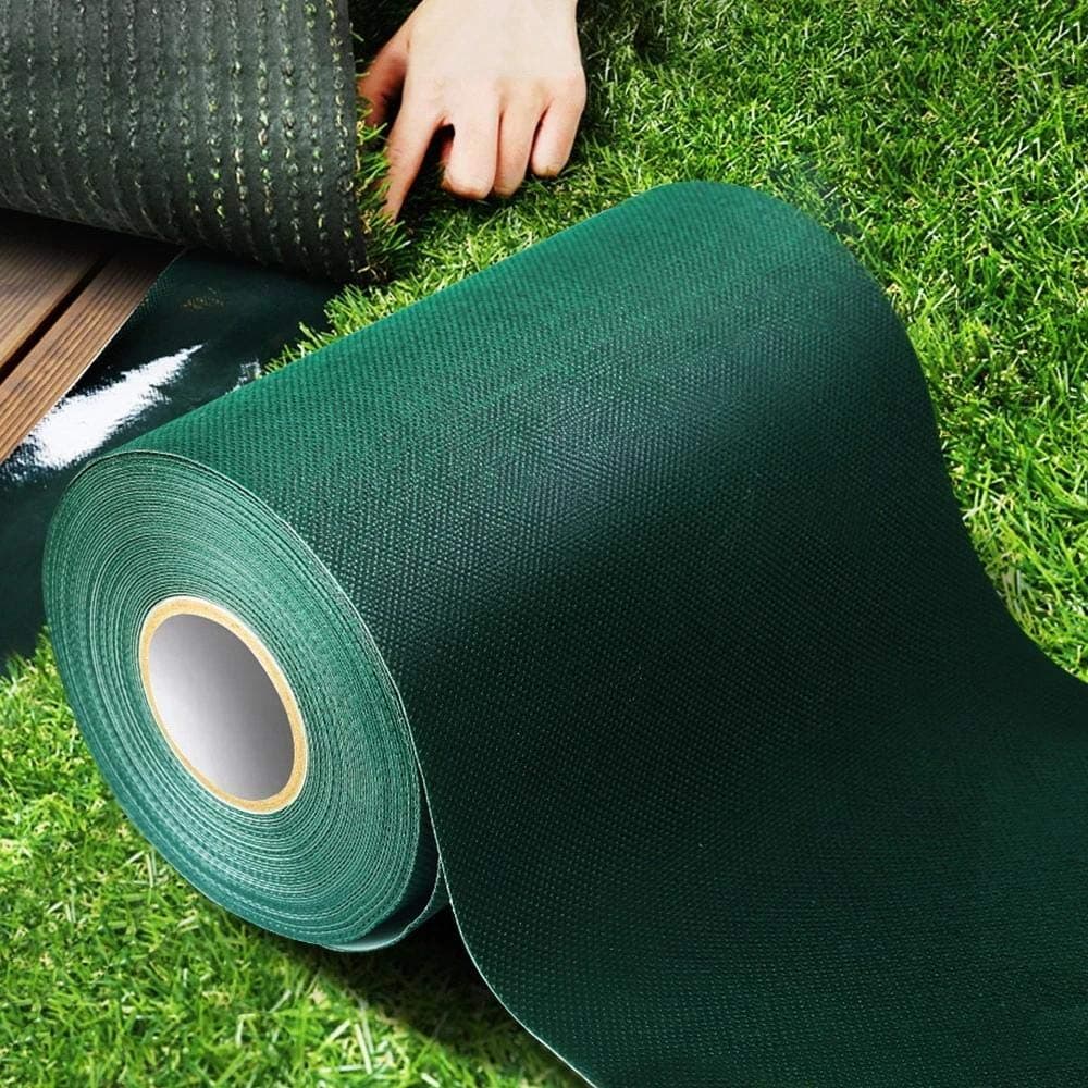 TYLife Artificial Grass Tape,Synthetic Turf Seaming Tape,Artificial Grass Seaming Tape for Lawn,Jointing Mat Rug,Connecting Fake Carpet,Garden Pet Rug,6" X 16'