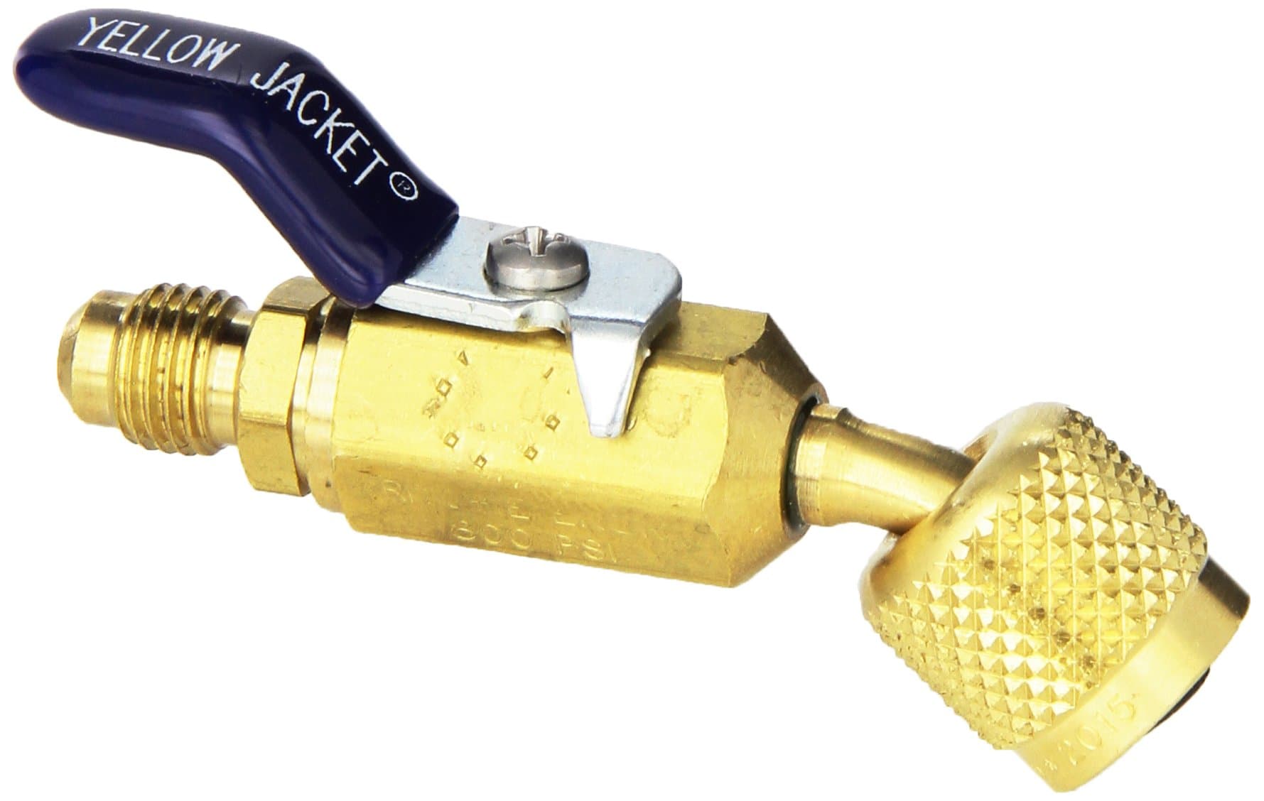 Yellow Jacket 93843 1/4 Ball Valve 45 ELL, 1