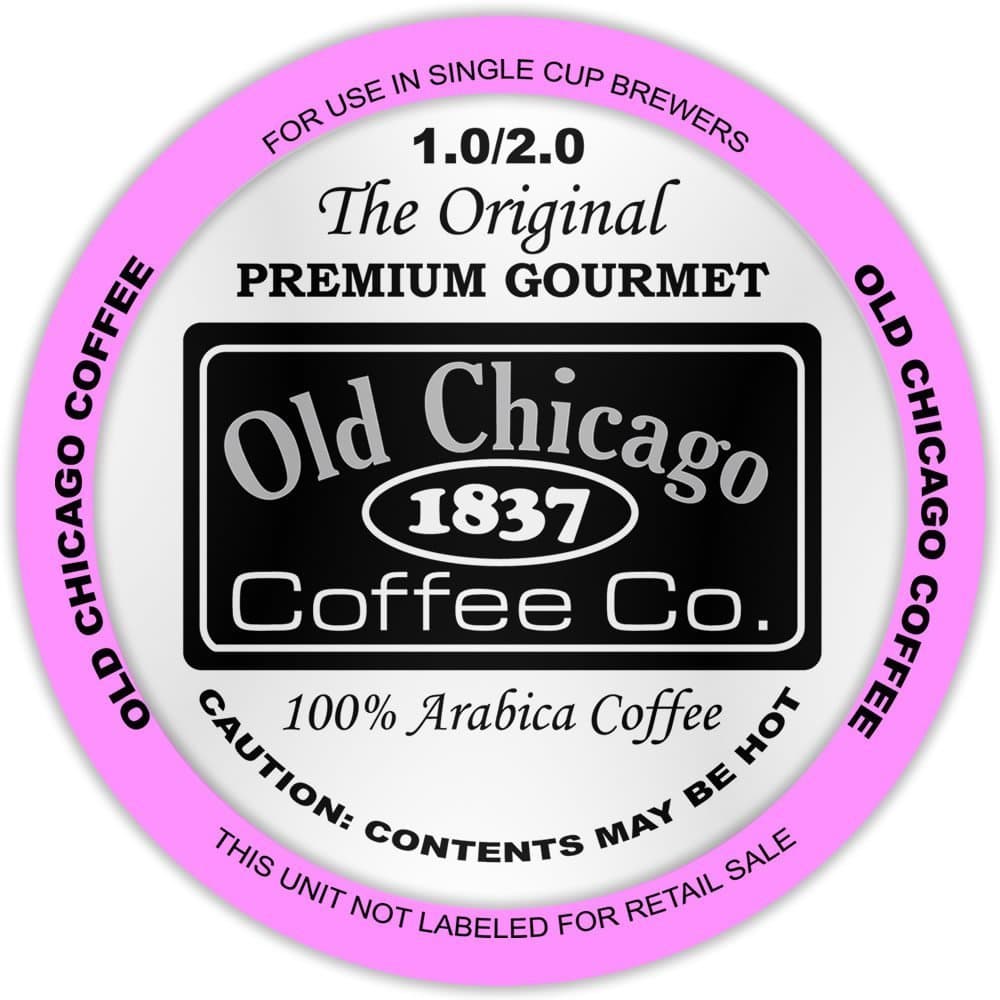 Old Chicago CoffeeOriginal Gourmet Regular Single-Serve Pods, French Roast, 60 Count