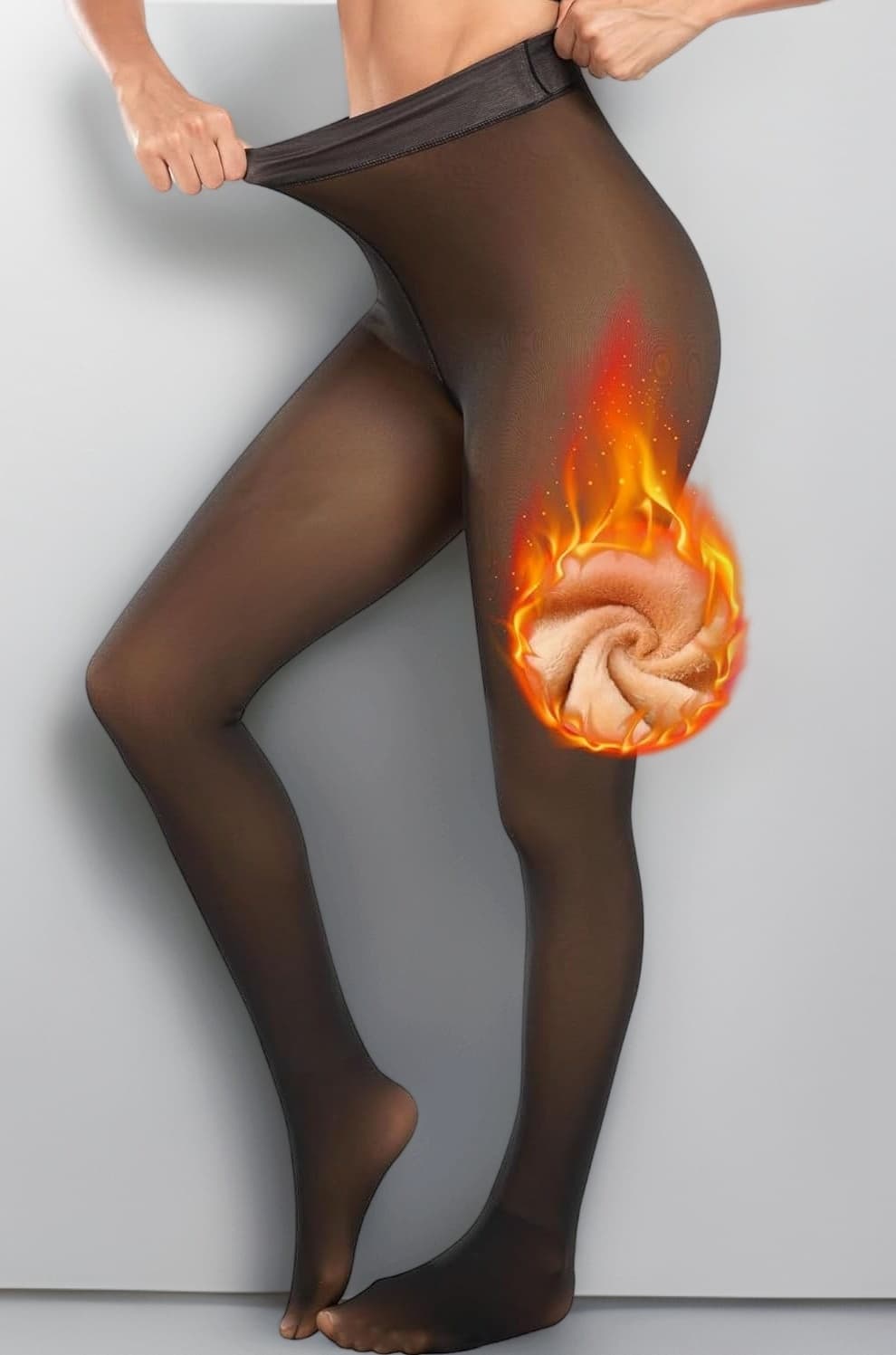 High Waist Cotton Lycra Leggings, Soft Lightweight Leggings for Women, High Waisted Butt Lifting Yoga Pants, Fitness Pants