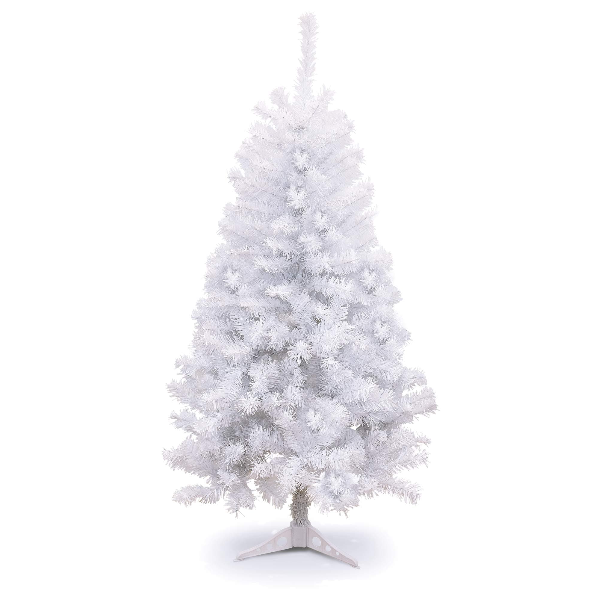 Holiday Essence 4 Foot White Artificial Christmas Tree - 300 Tips with PVC Base - Unlit