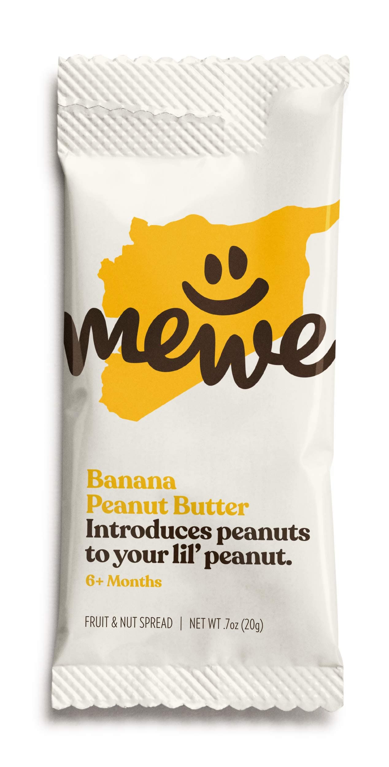 MeWe Baby | Healthy Peanut Butter Snacks, Banana | First Solid Food, 6+ Months (16-count)