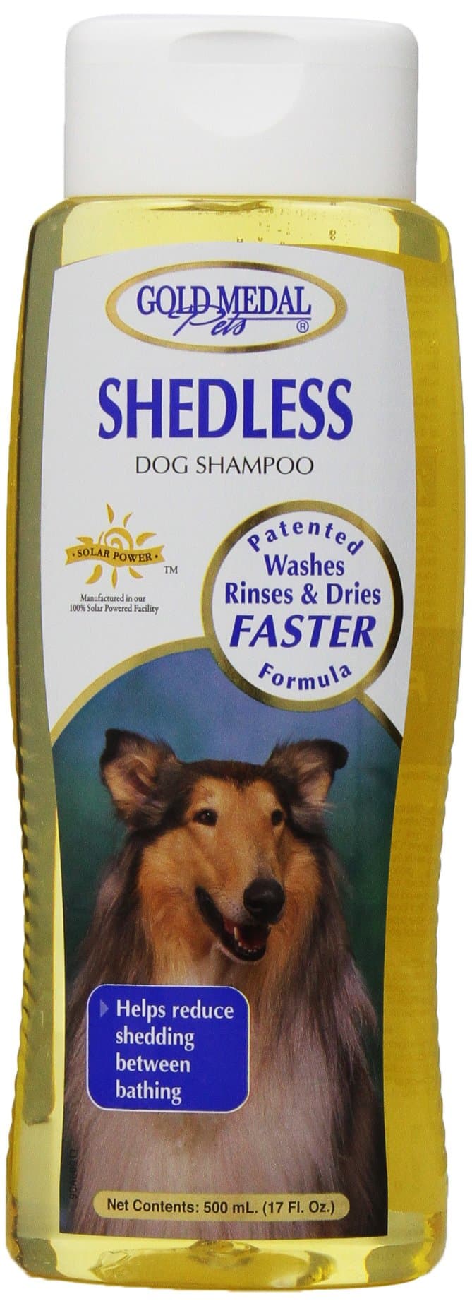 Gold Medal Pets Shed Less Shampoo with Cardoplex for Dogs, 17 oz.