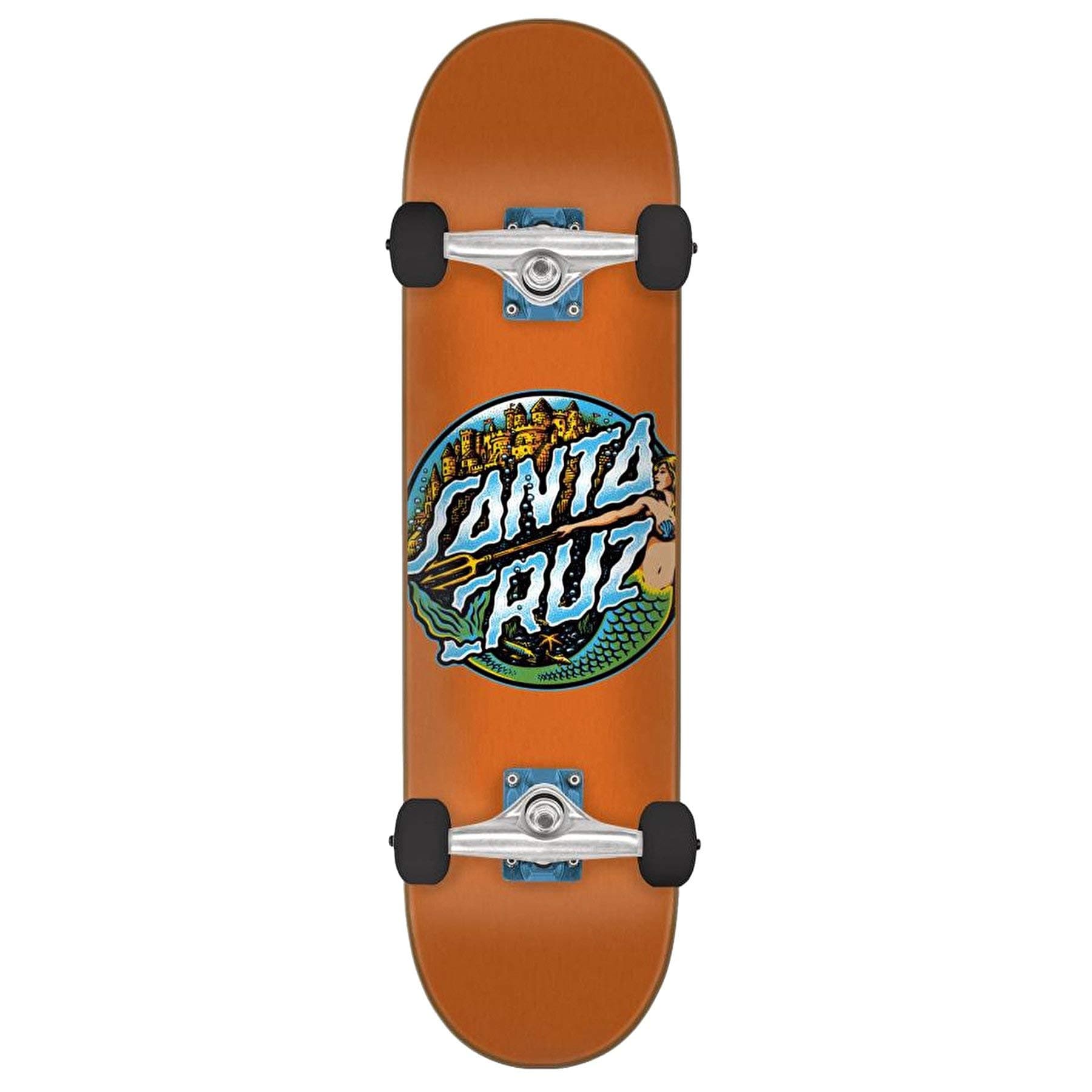 Santa Cruz Skate Mermaid Dot Sk8 Completes 7.8in x 31.7in Complete Skateboard