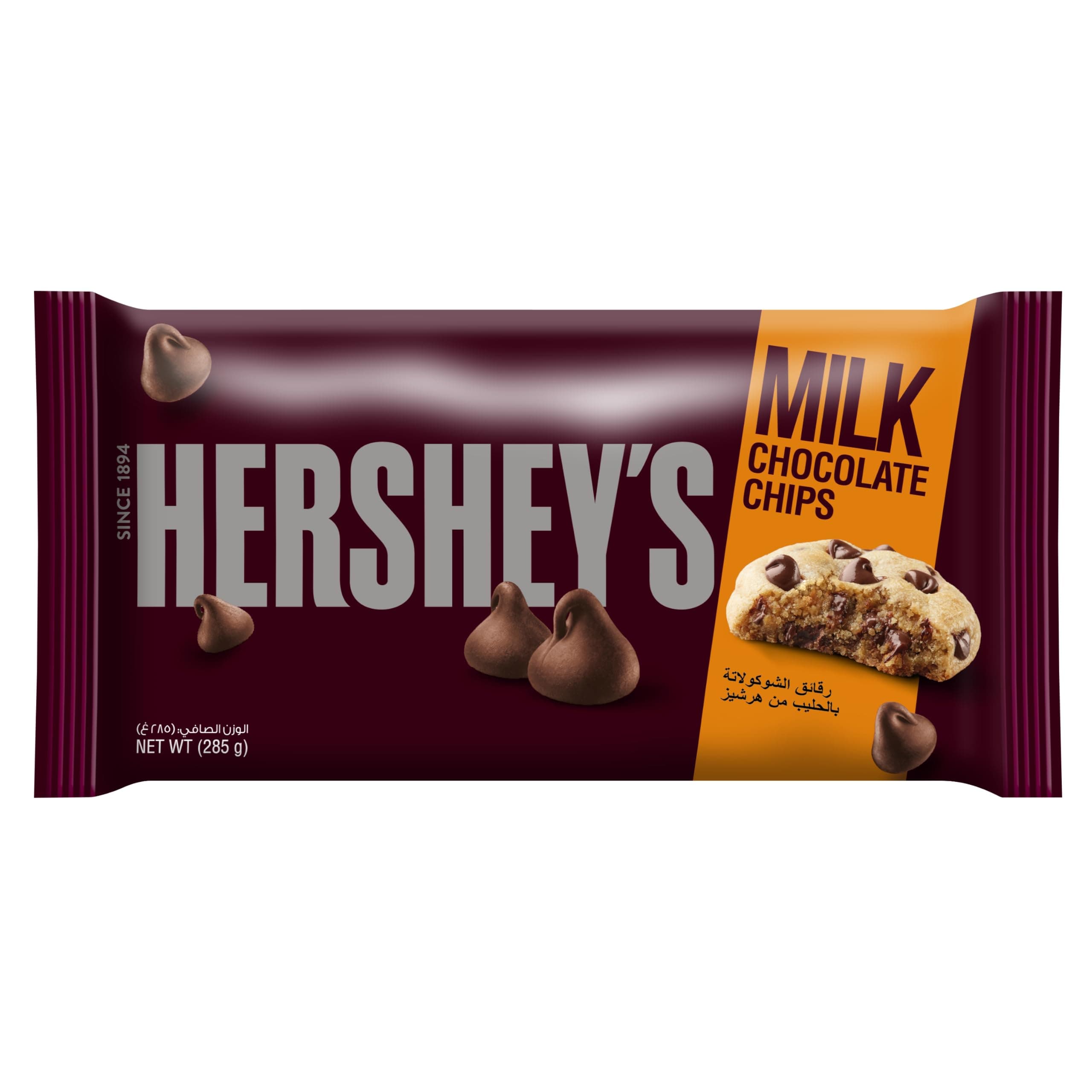 Milk Chocolate Chips, for Baking All Kinds of Desserts, 285g
