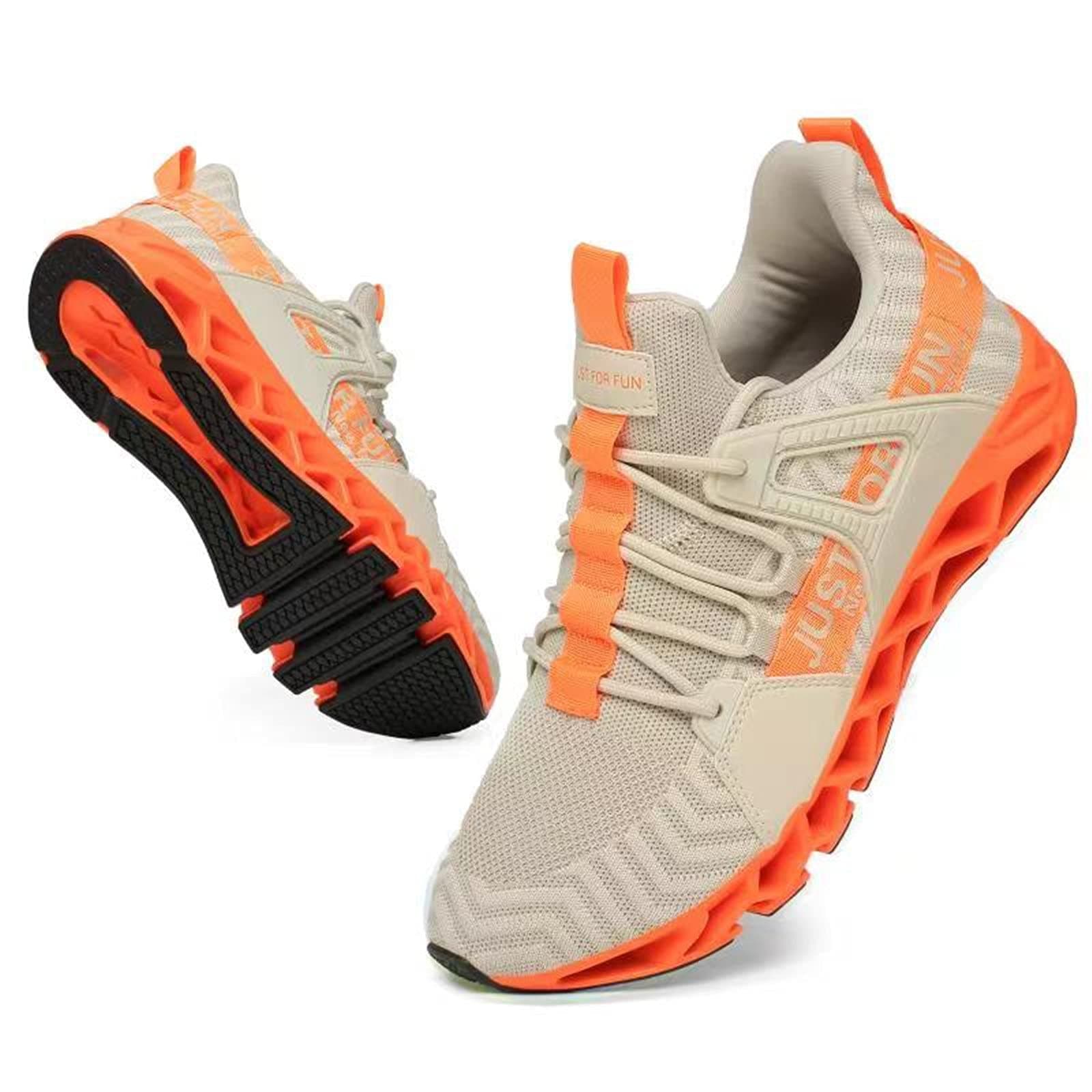 XIANV Athletic Men Road Running Shoes Mesh Blade Lightweight Tennis Shoes Fashion Sneakers