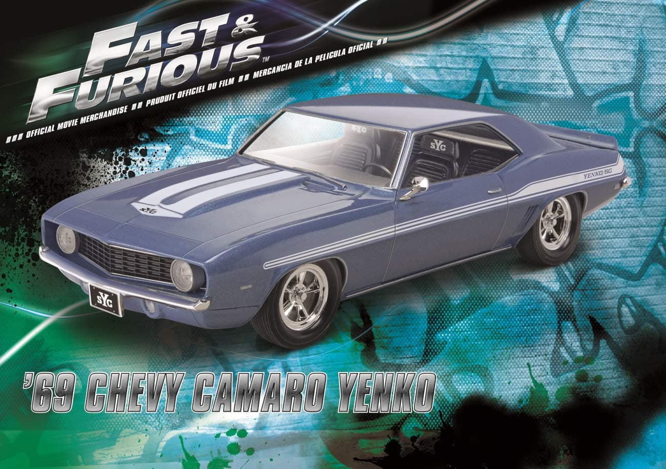 Revell Fast & Furious 69 Chevy Yenko Camaro Model Kit