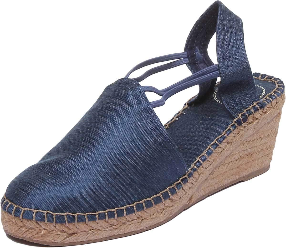 Toni Pons Turia Womens Canvas Espardrilles in Natural